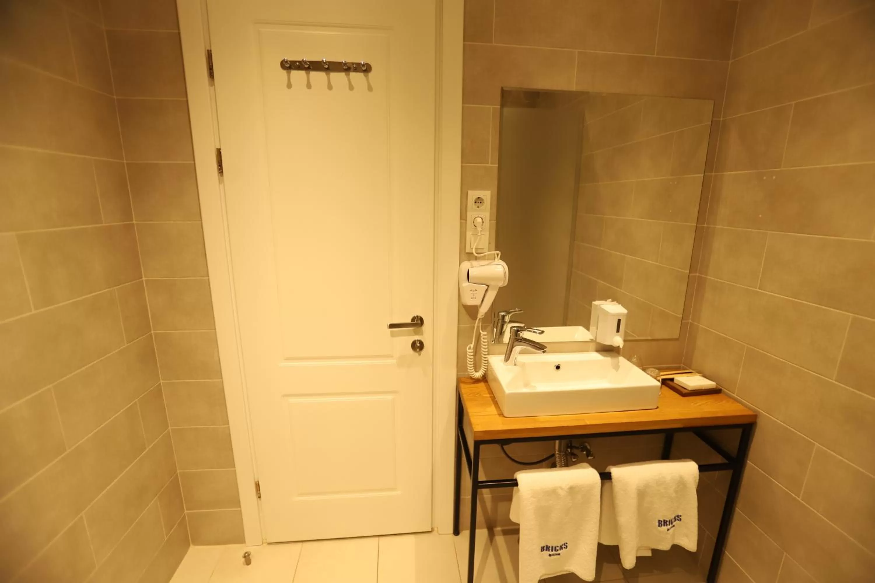 Bathroom in Bricks Hotel