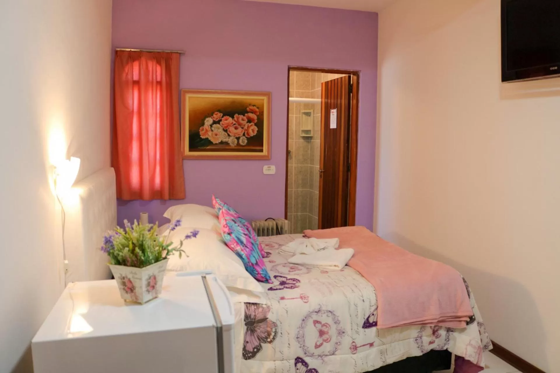 Bed in Pousada da Lua