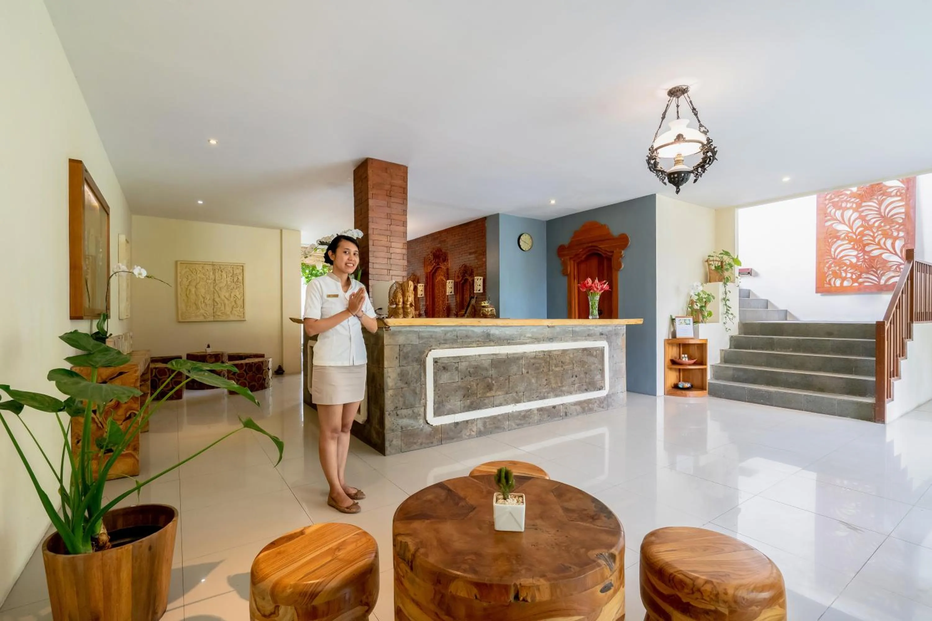 Staff in Ashoka Tree Resort at Tanggayuda