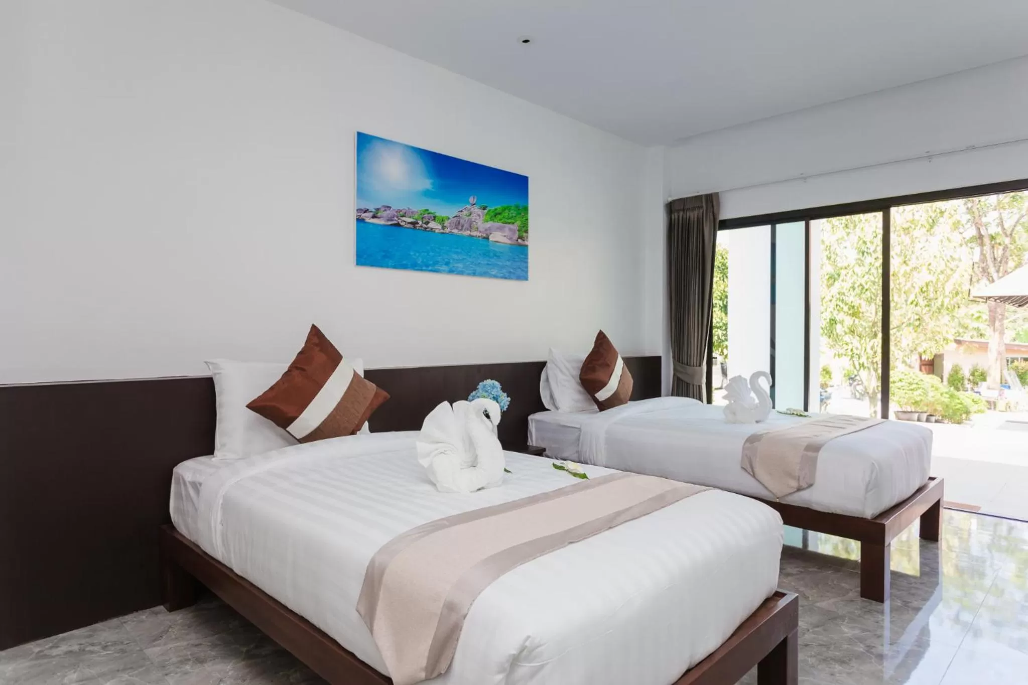Deluxe Twin Room with Balcony in The Retreat Khaolak Resort - SHA Extra Plus