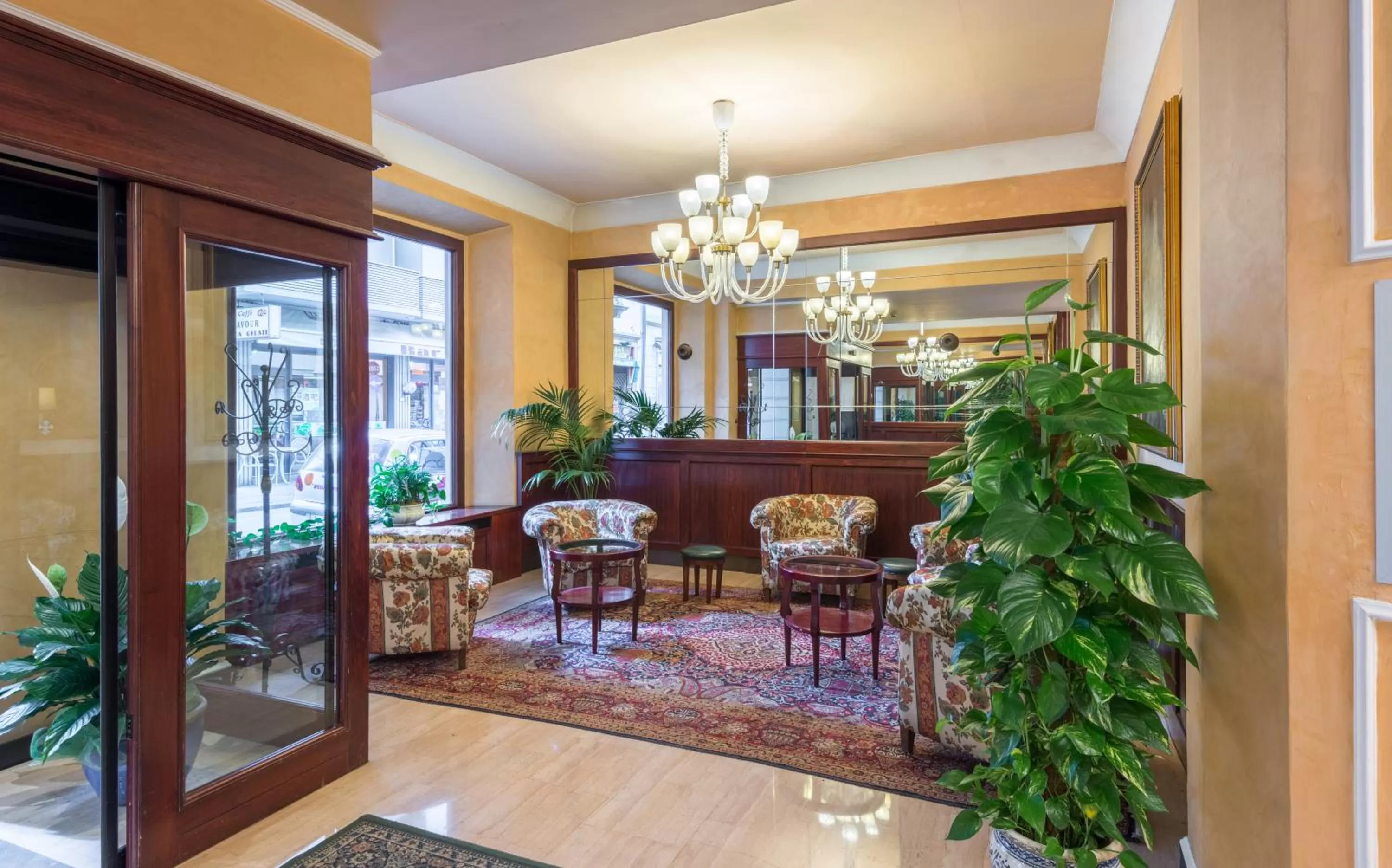 Lobby or reception in Hotel Minerva Palace