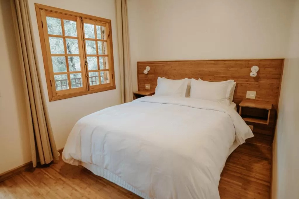 Bed in La Brume Pousada