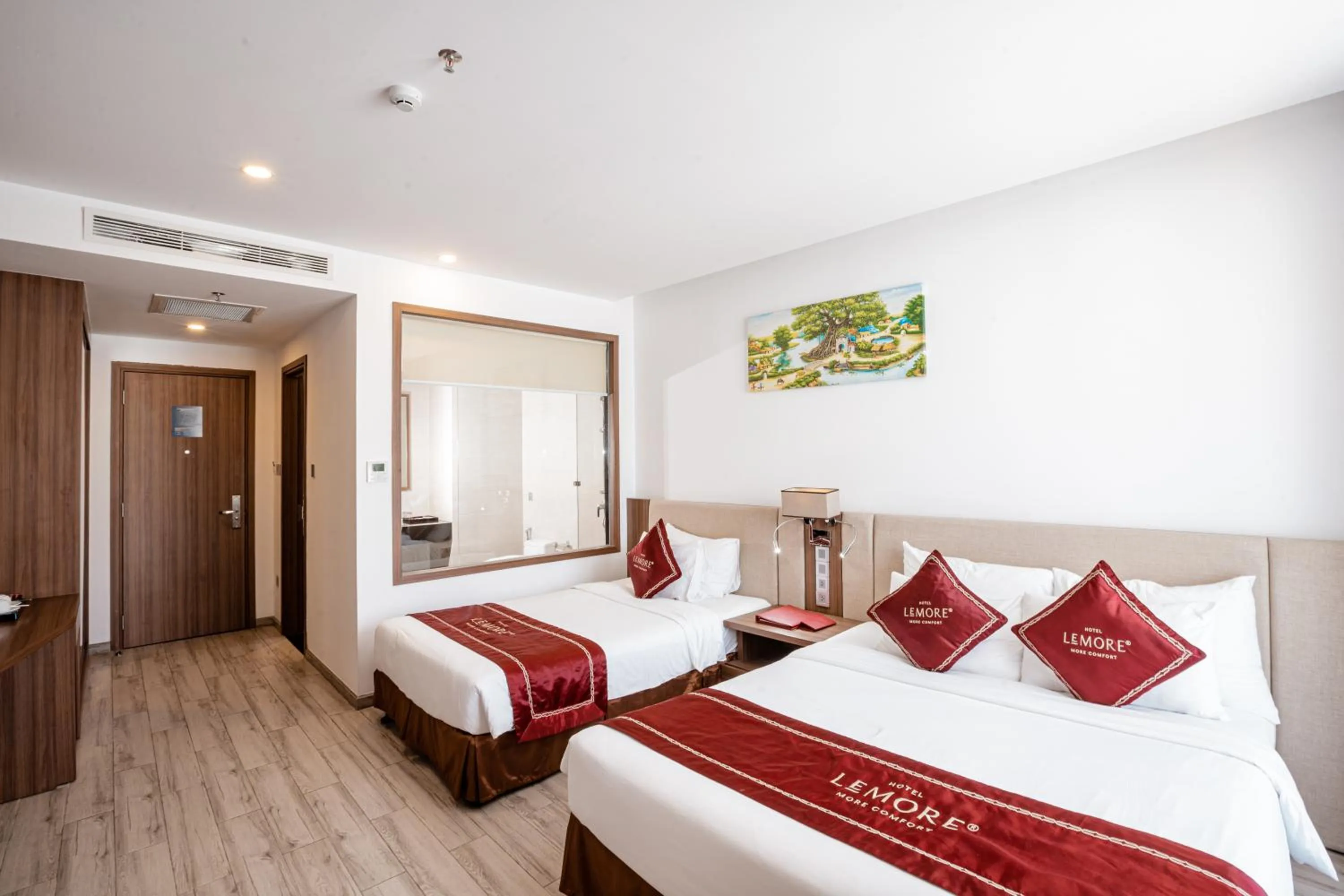 Bed in LeMore Hotel Nha Trang