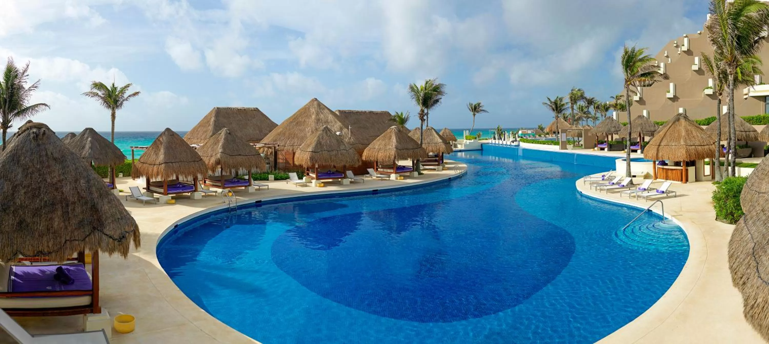 Pool view in Paradisus Cancun All Inclusive - Grand Reopening coming soon