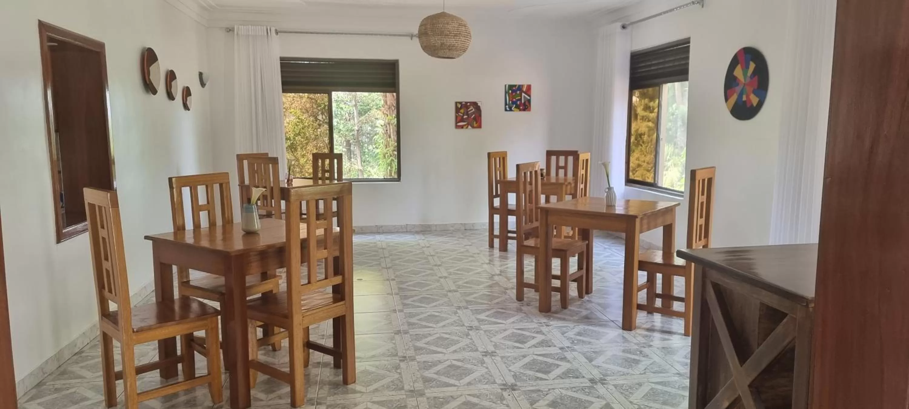 Dining area in Nature Kigali