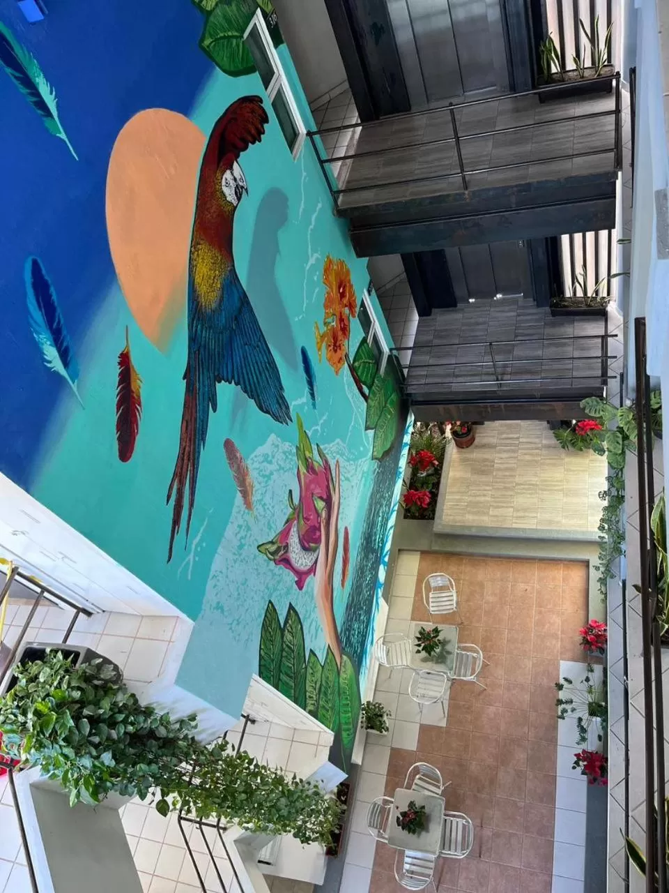 Patio in Hotel RS Suites