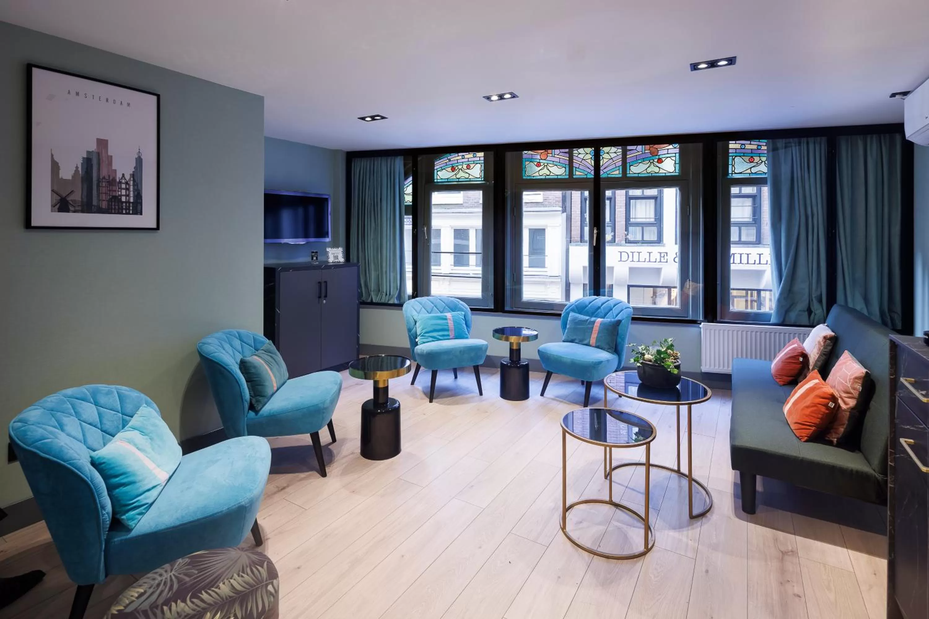 Lobby or reception in Ciao Papa Hotel Amsterdam Central Station