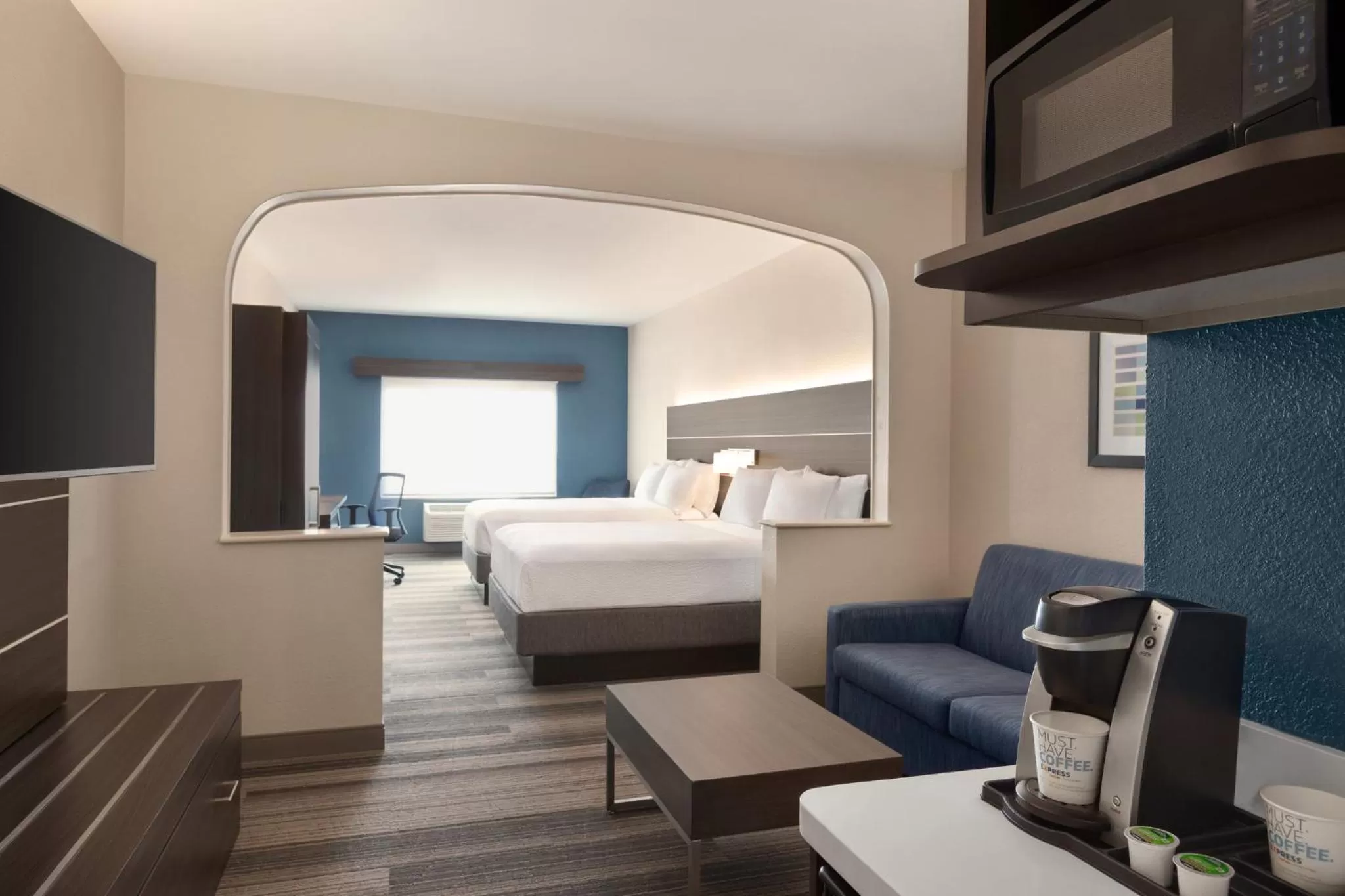 Photo of the whole room, Bed in Holiday Inn Express & Suites Denver Airport by IHG