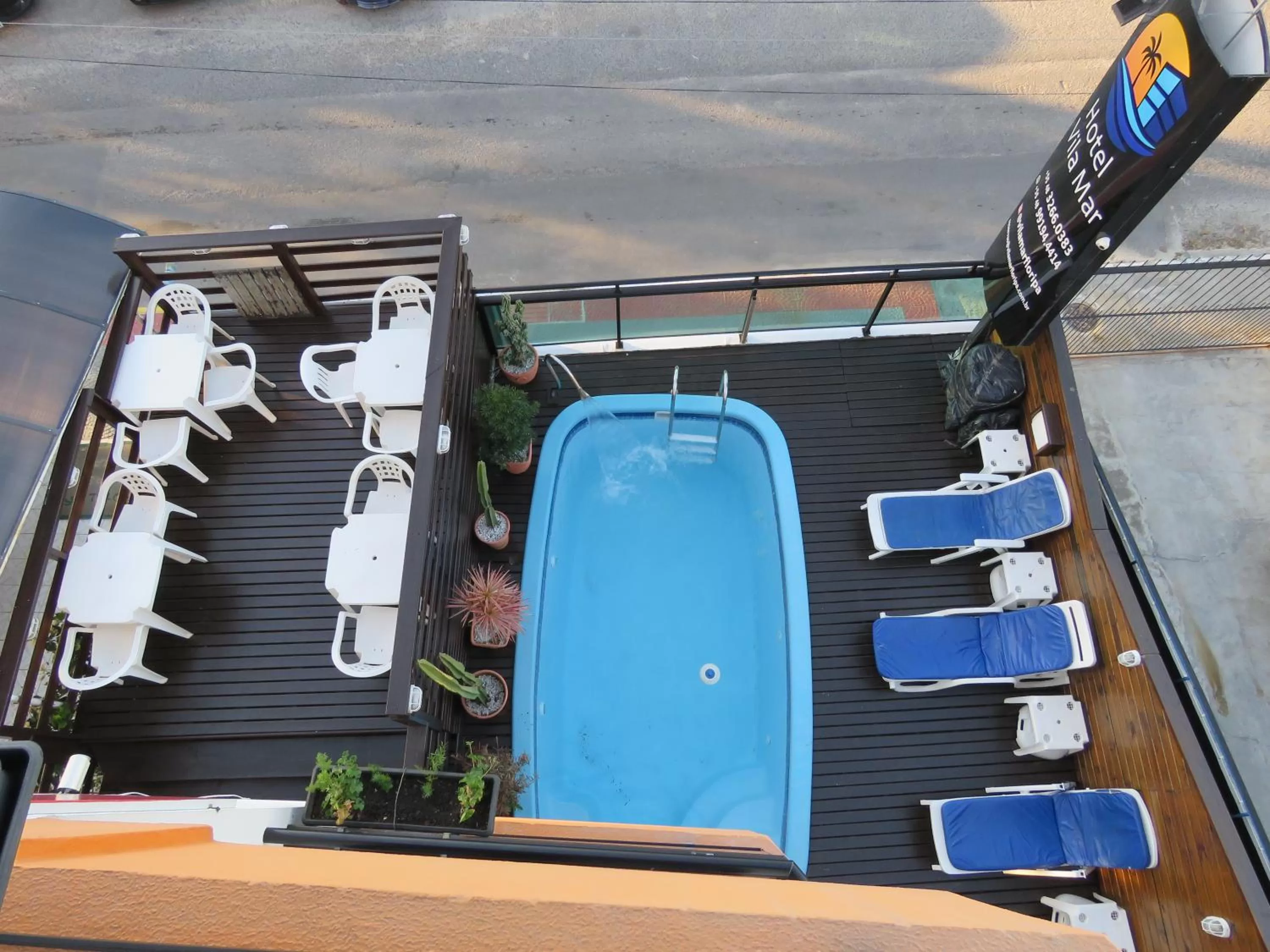 Pool View in Hotel Vila Mar