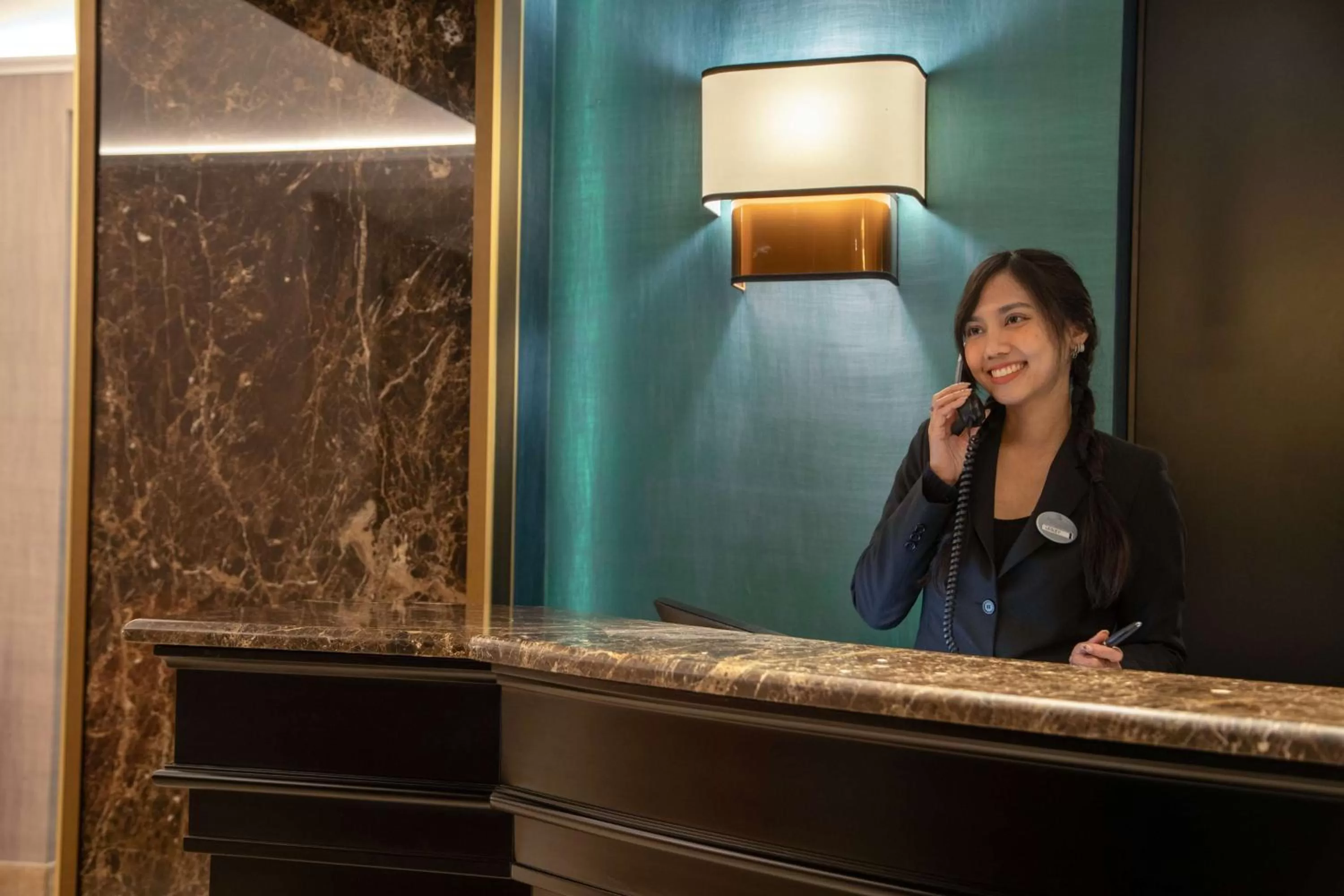 Lobby or reception in Hotel Diana Roof Garden