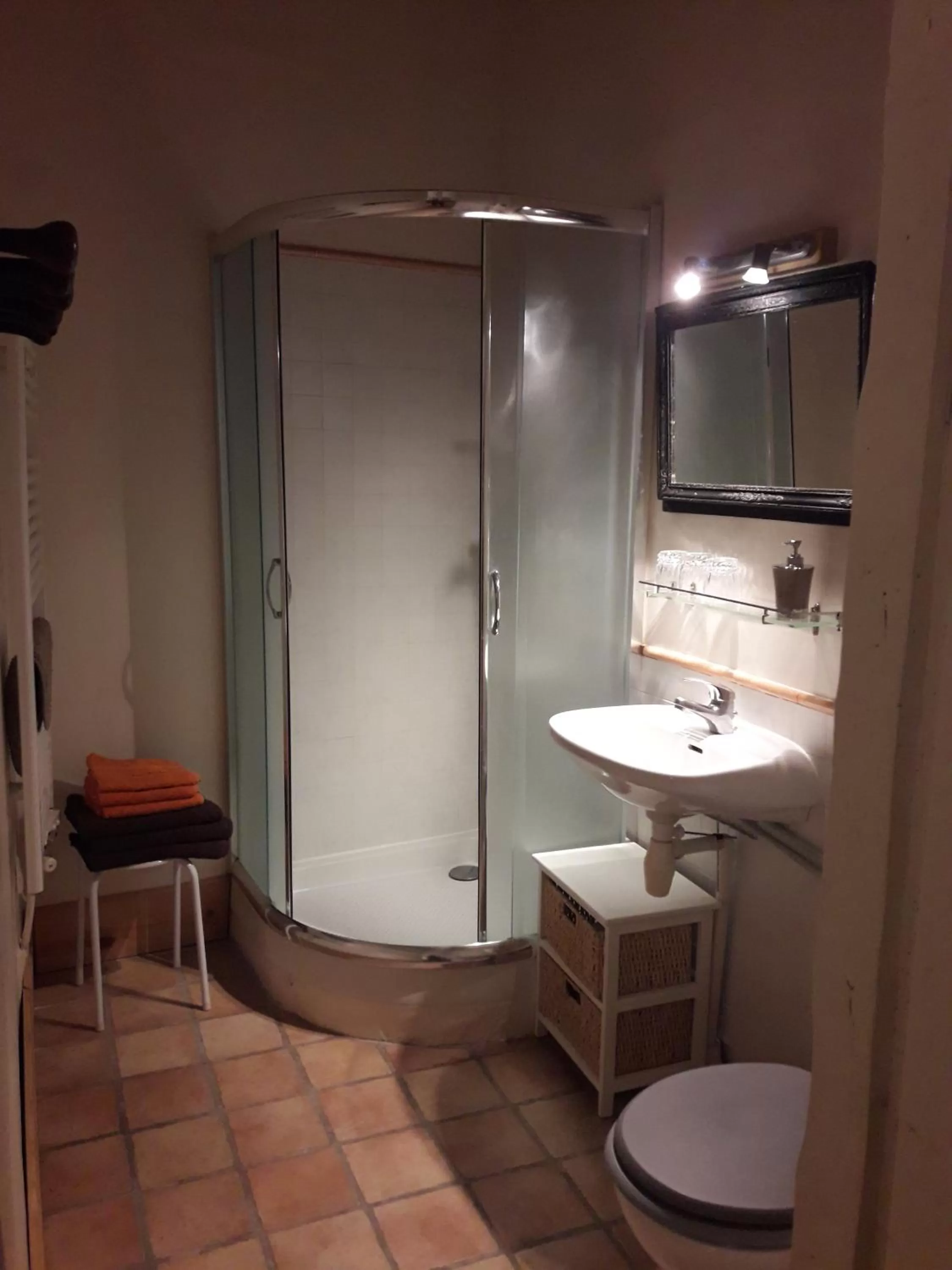 Shower in Chambres d'hôtes Belle Occitane