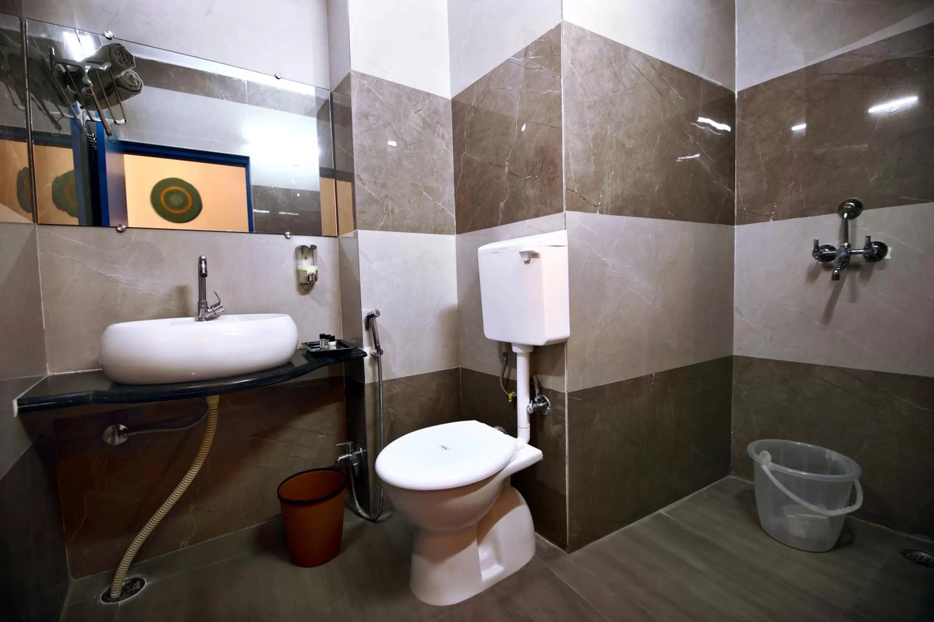 Bathroom in The Lake View Hotel- On Lake Pichola