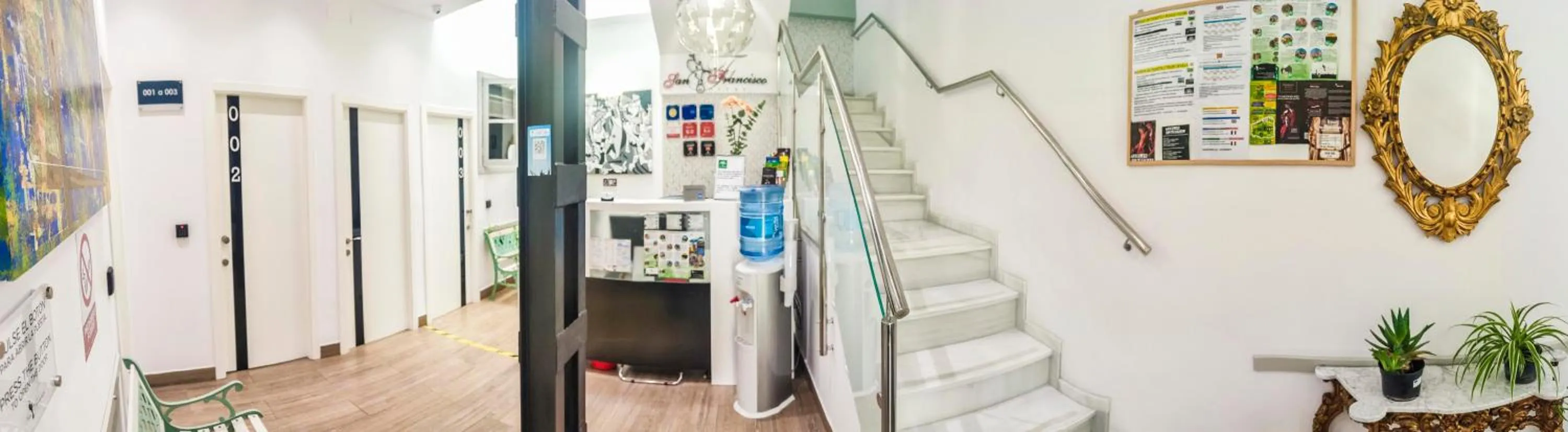 Lobby or reception in Hostal San Francisco