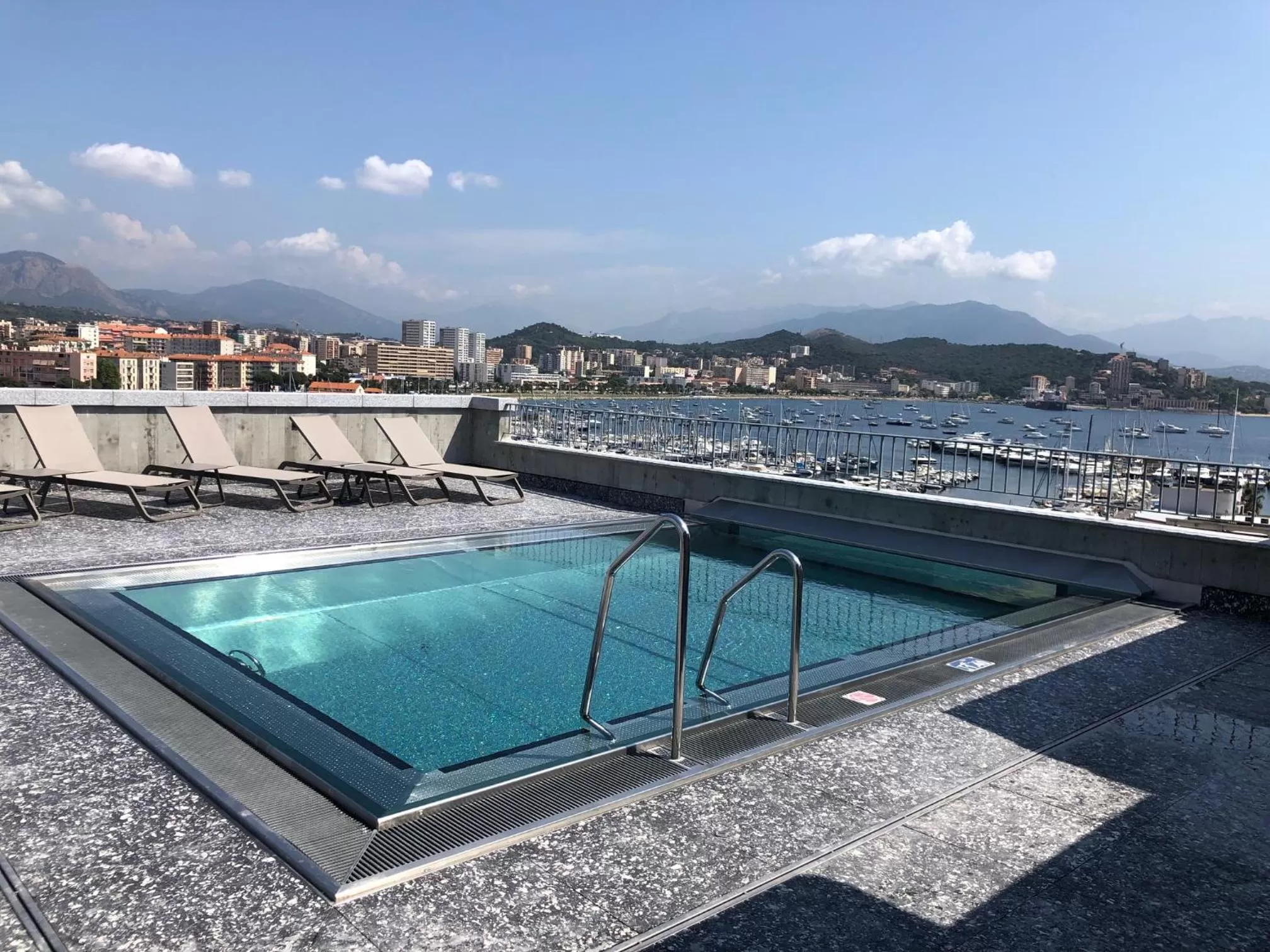 Swimming pool in ibis Styles Ajaccio Napoleon