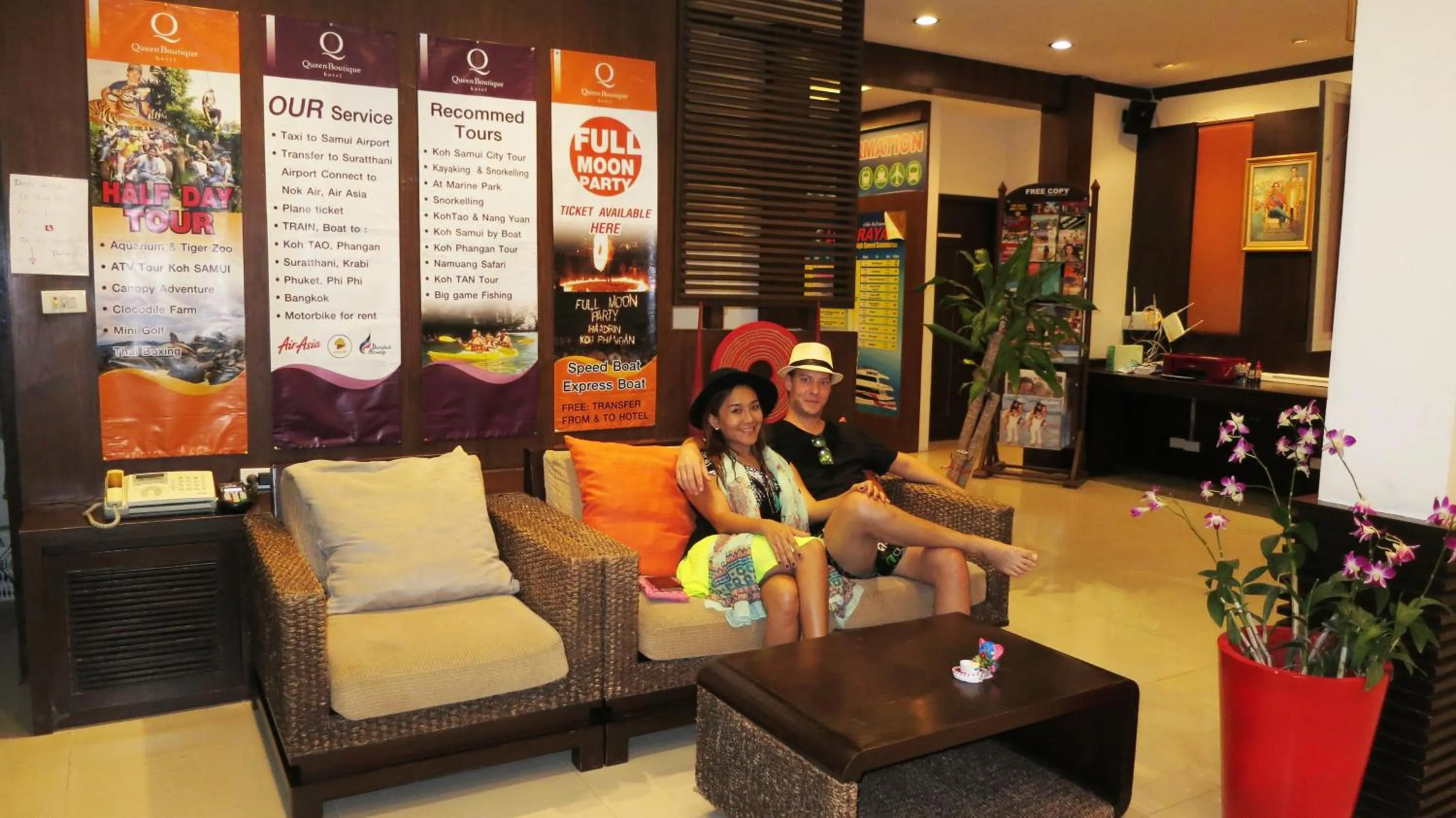 People in Queen Boutique Hotel Chaweng