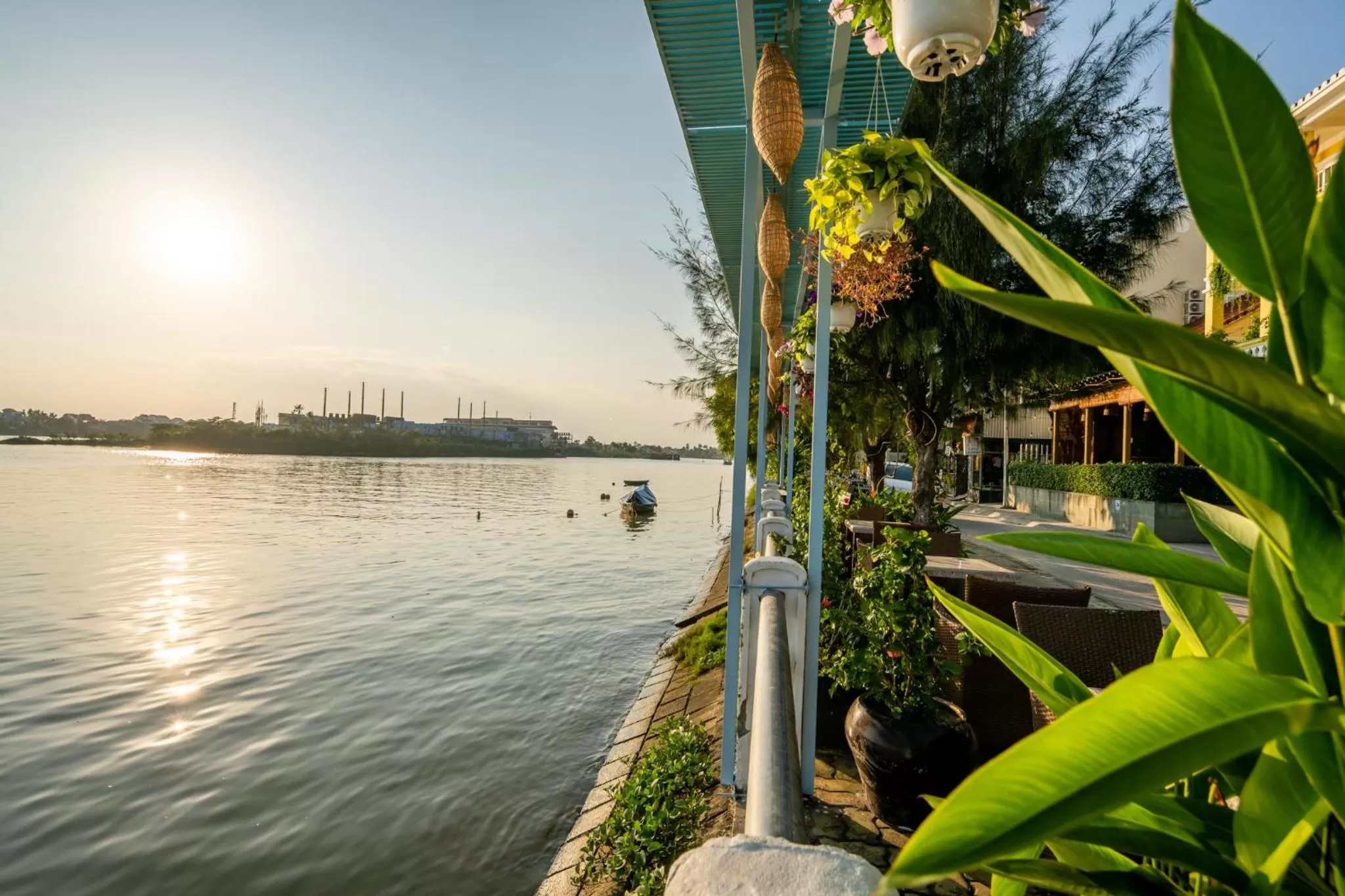 Natural landscape in TRIPLE Riverside Villa Hotel HoiAn