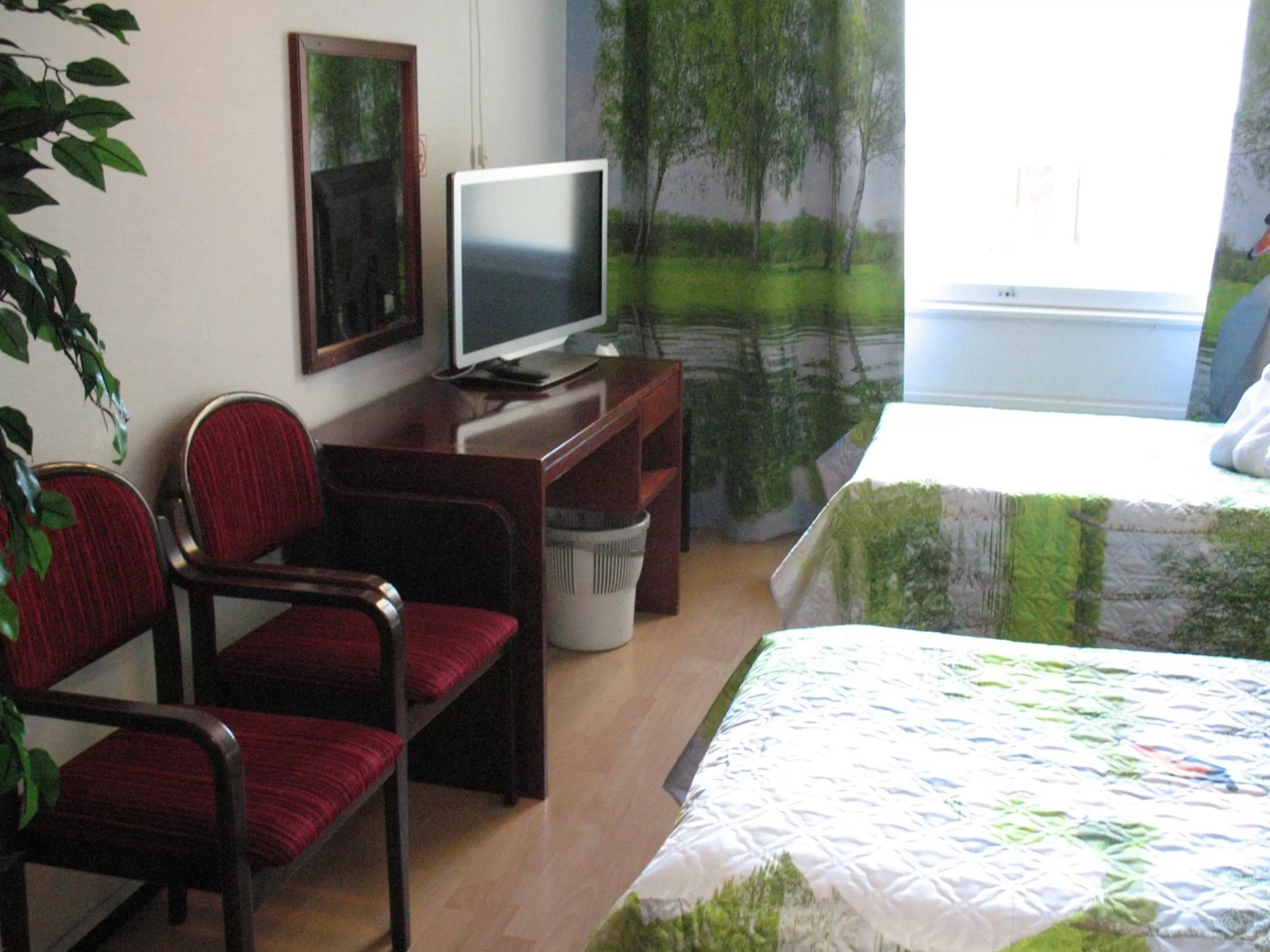 Decorative detail, Bed in Hotel Kemijärvi