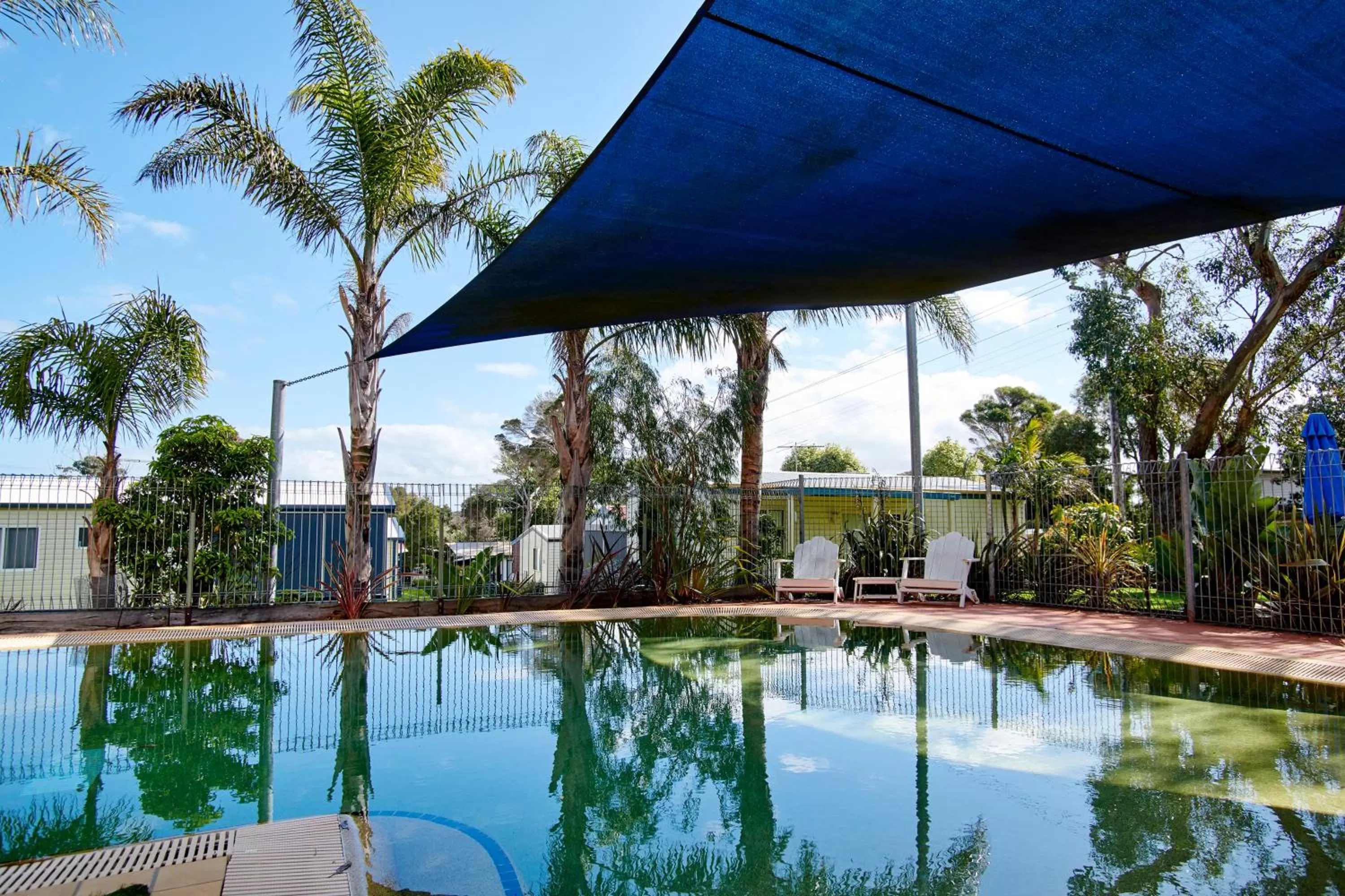 Pool view in Amaroo Park