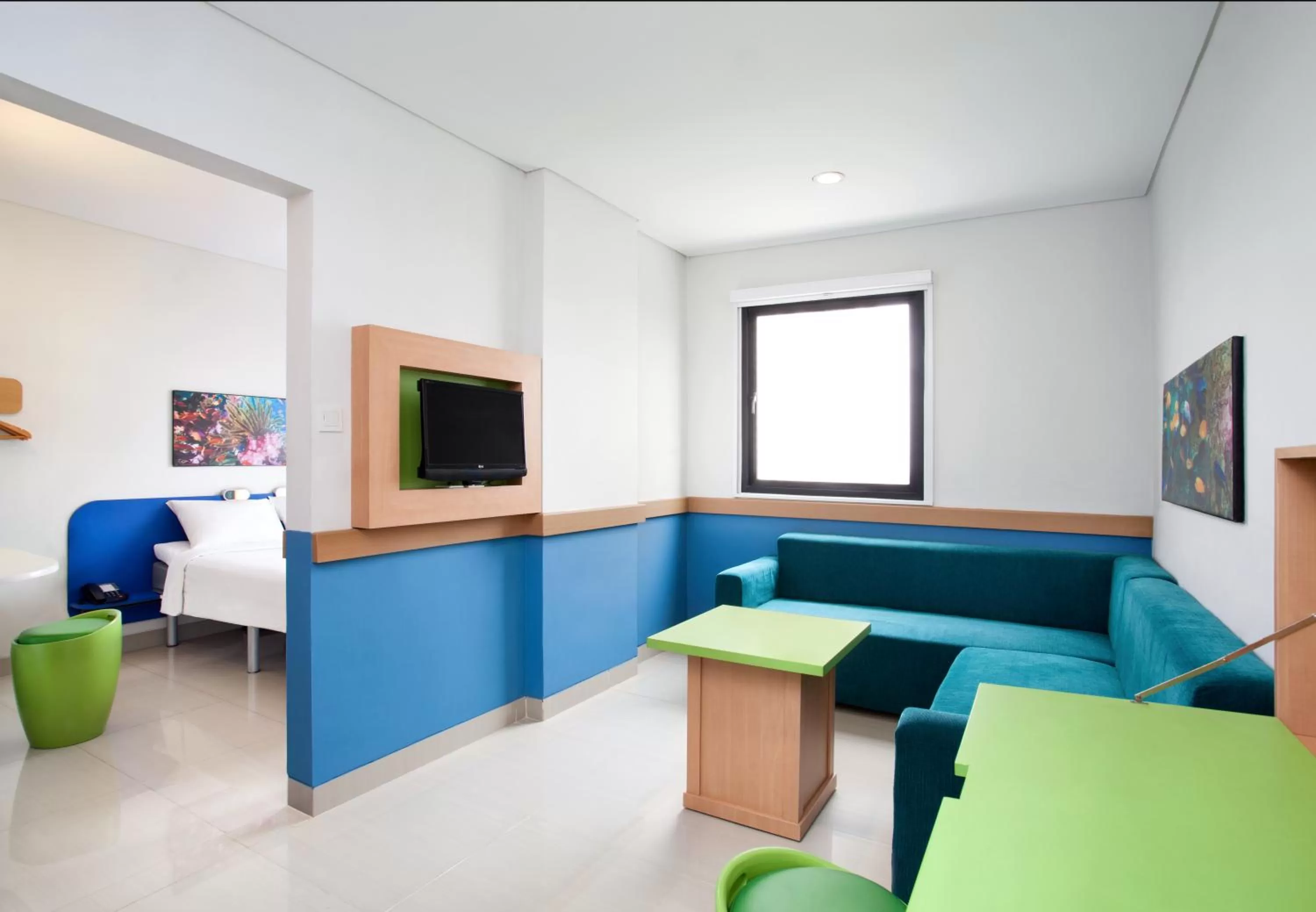 Living room in Ibis Budget Jakarta Daan Mogot