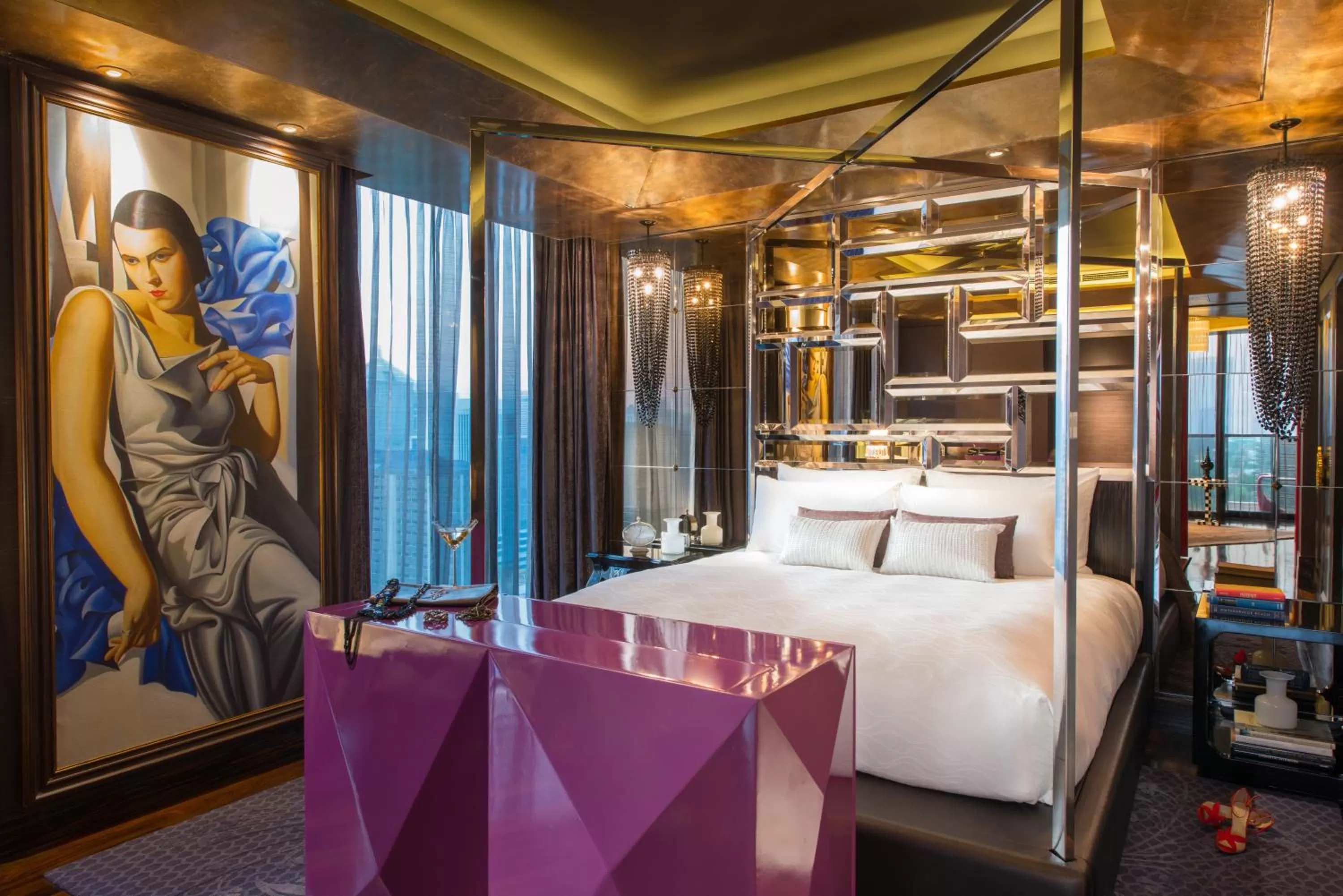 Photo of the whole room, Bed in Hotel Indigo Bangkok Wireless Road by IHG