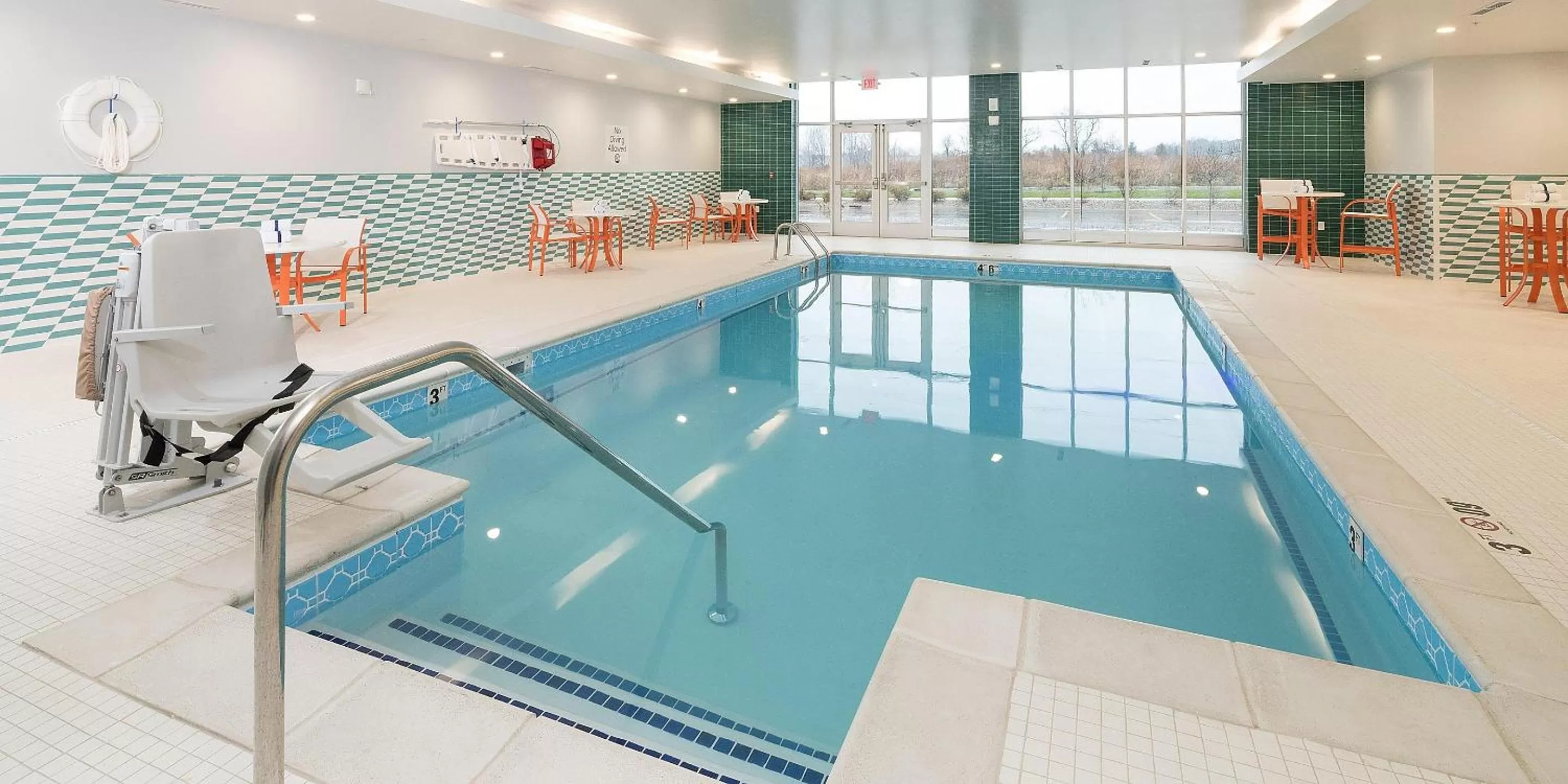 Pool view in Holiday Inn & Suites Detroit - Troy by IHG