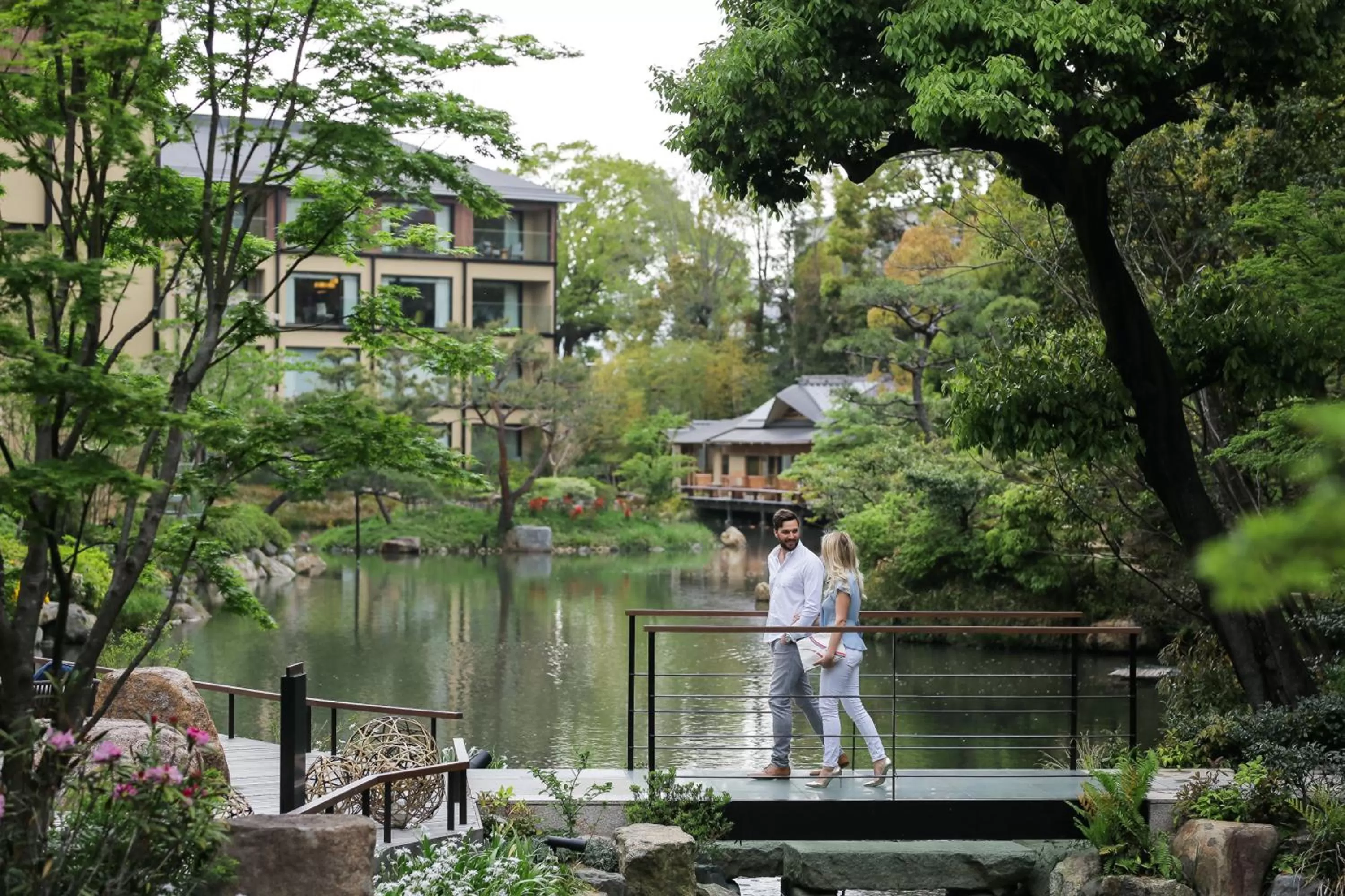 Garden in Four Seasons Hotel Kyoto
