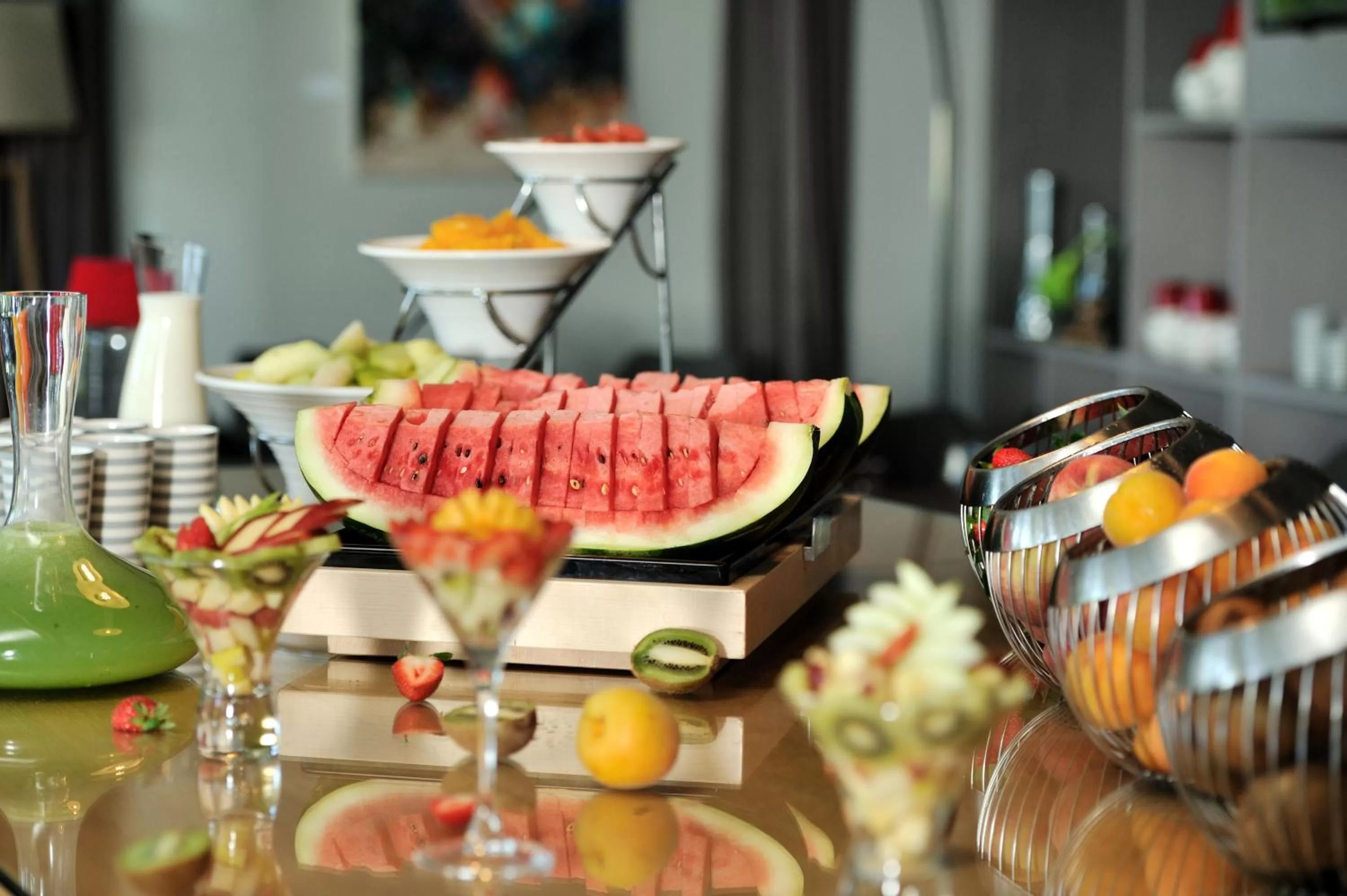 Buffet breakfast in Novotel Marrakech Hivernage