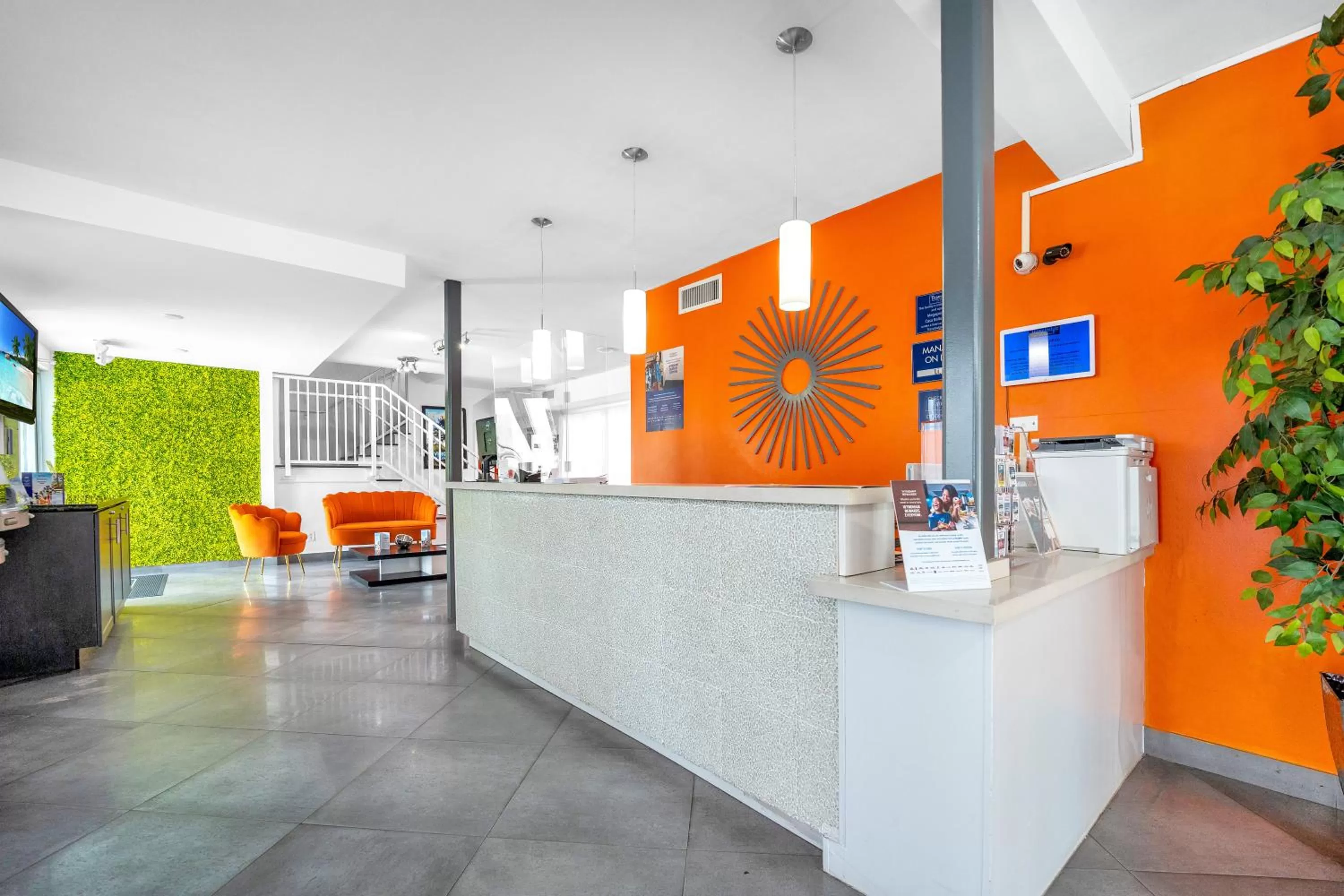 Lobby or reception, Lobby/Reception in Travelodge by Wyndham Miami Biscayne Bay