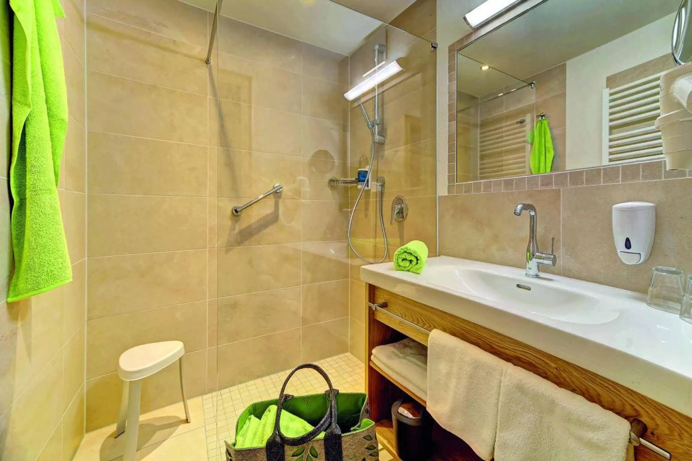 Shower, Bathroom in Appart-Hotel Wildererstuben