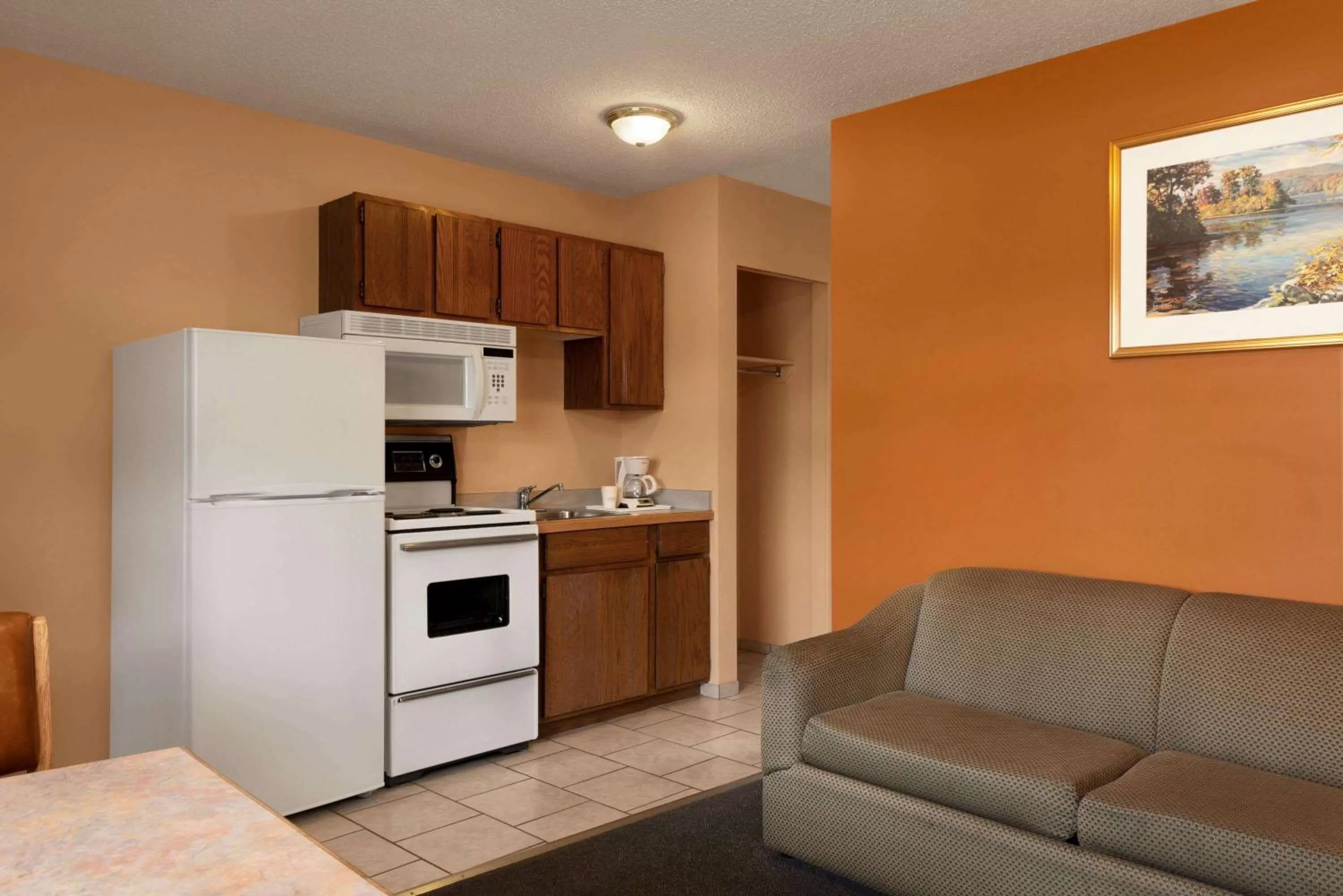 Kitchen or kitchenette in Travelodge by Wyndham Quesnel BC