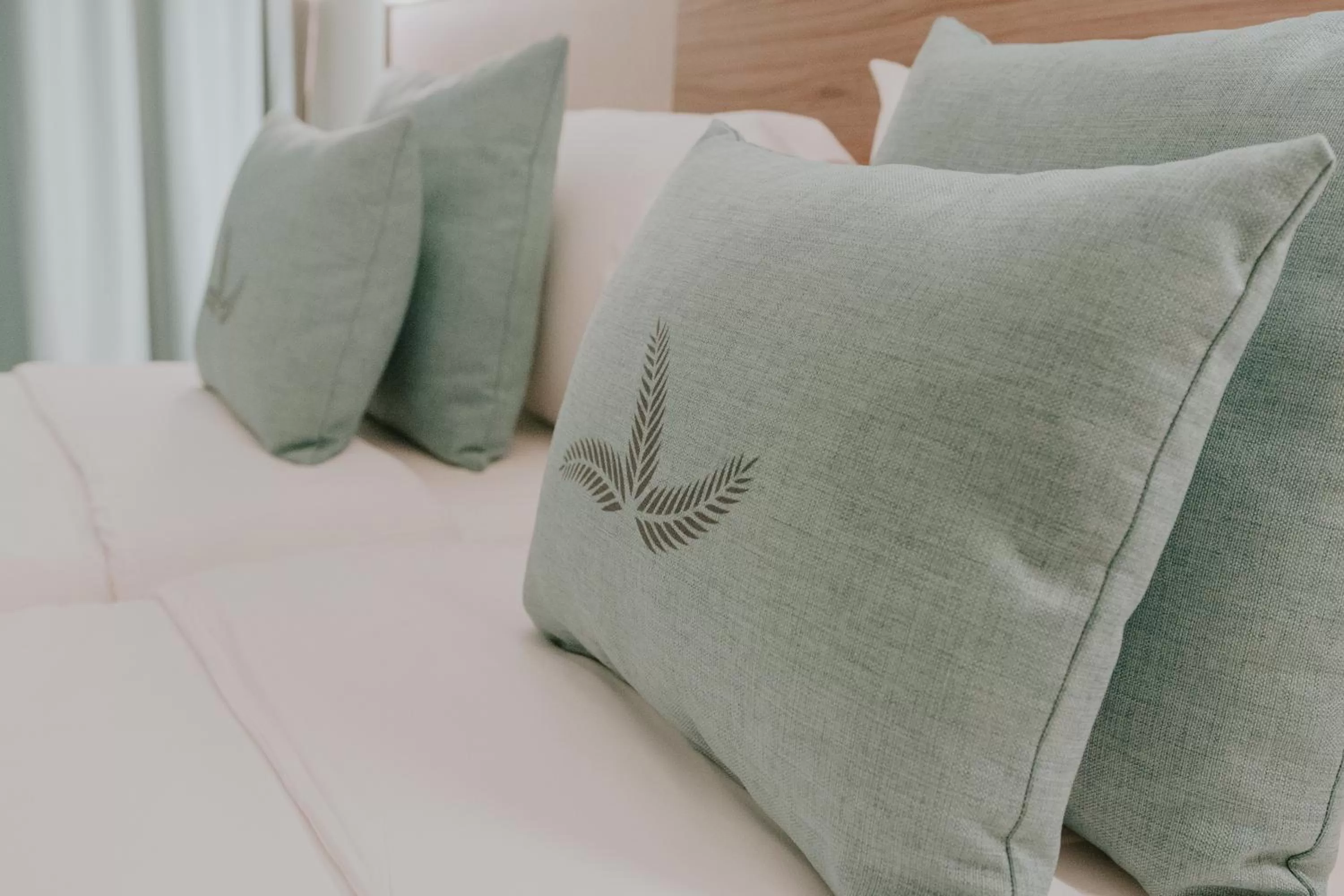 Bed in Catalina Plaza Hotel Sostenible