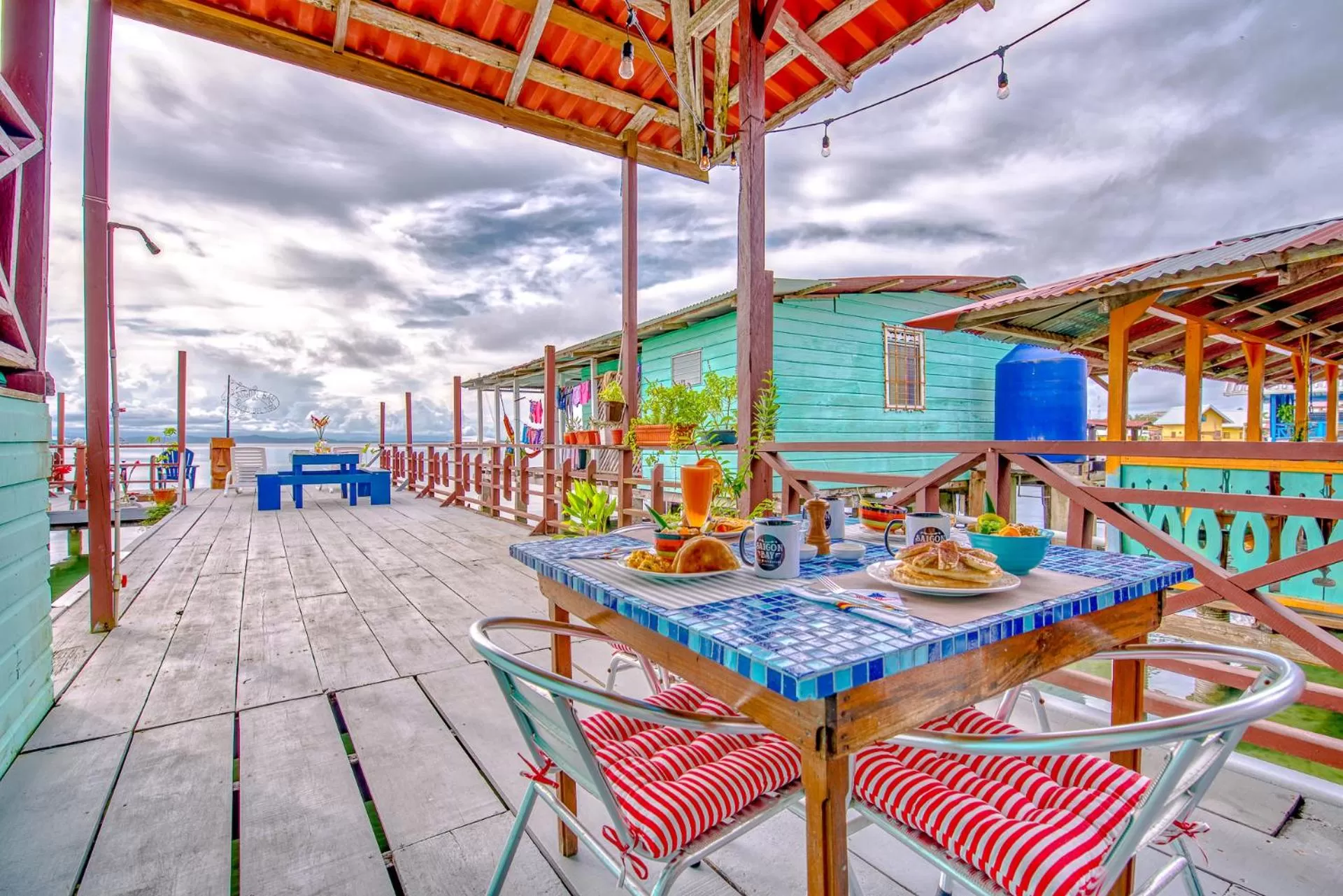 Patio in Saigon Bay Bed & Breakfast