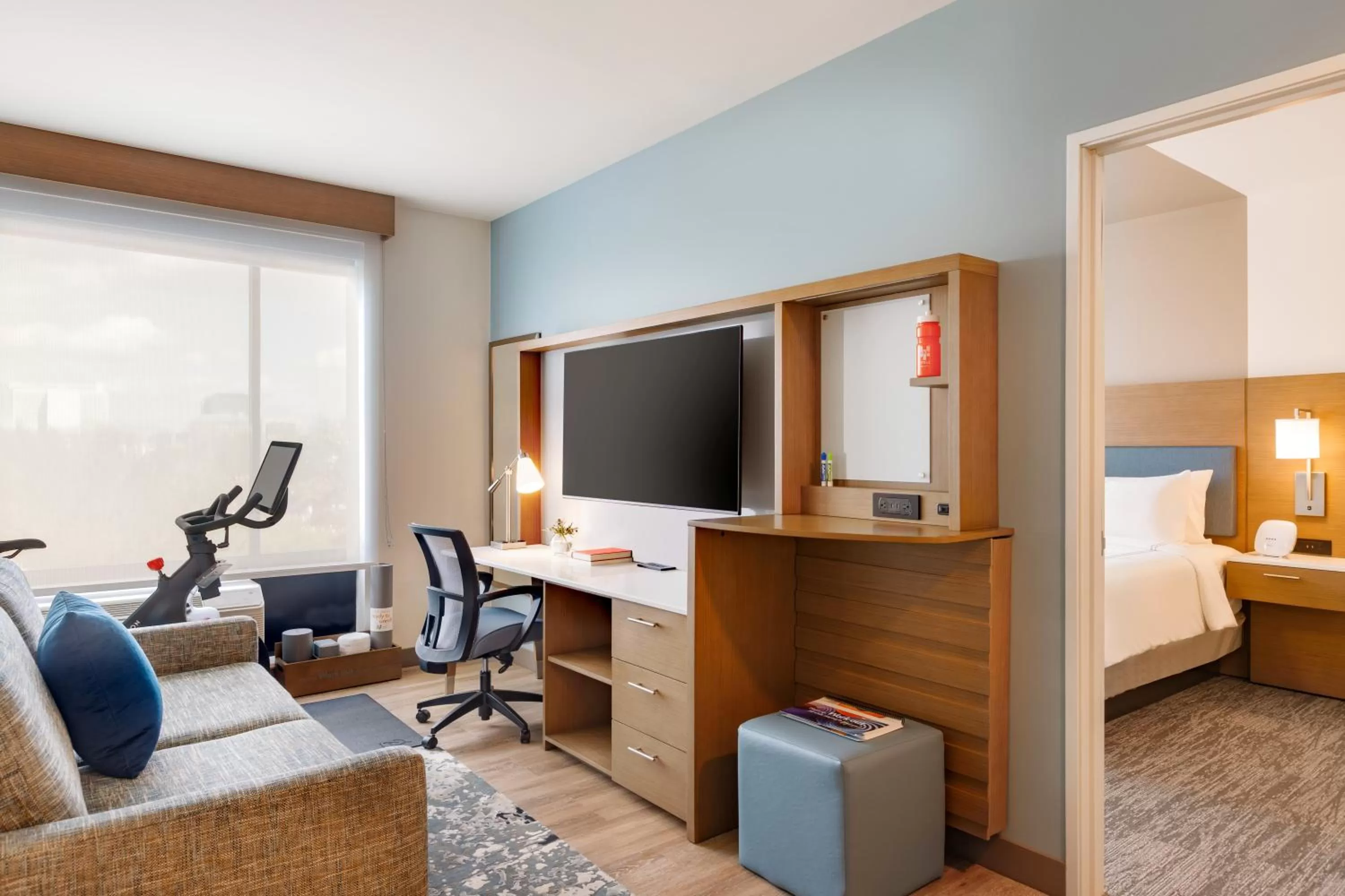 Living room in EVEN Hotel Rochester - Mayo Clinic Area by IHG