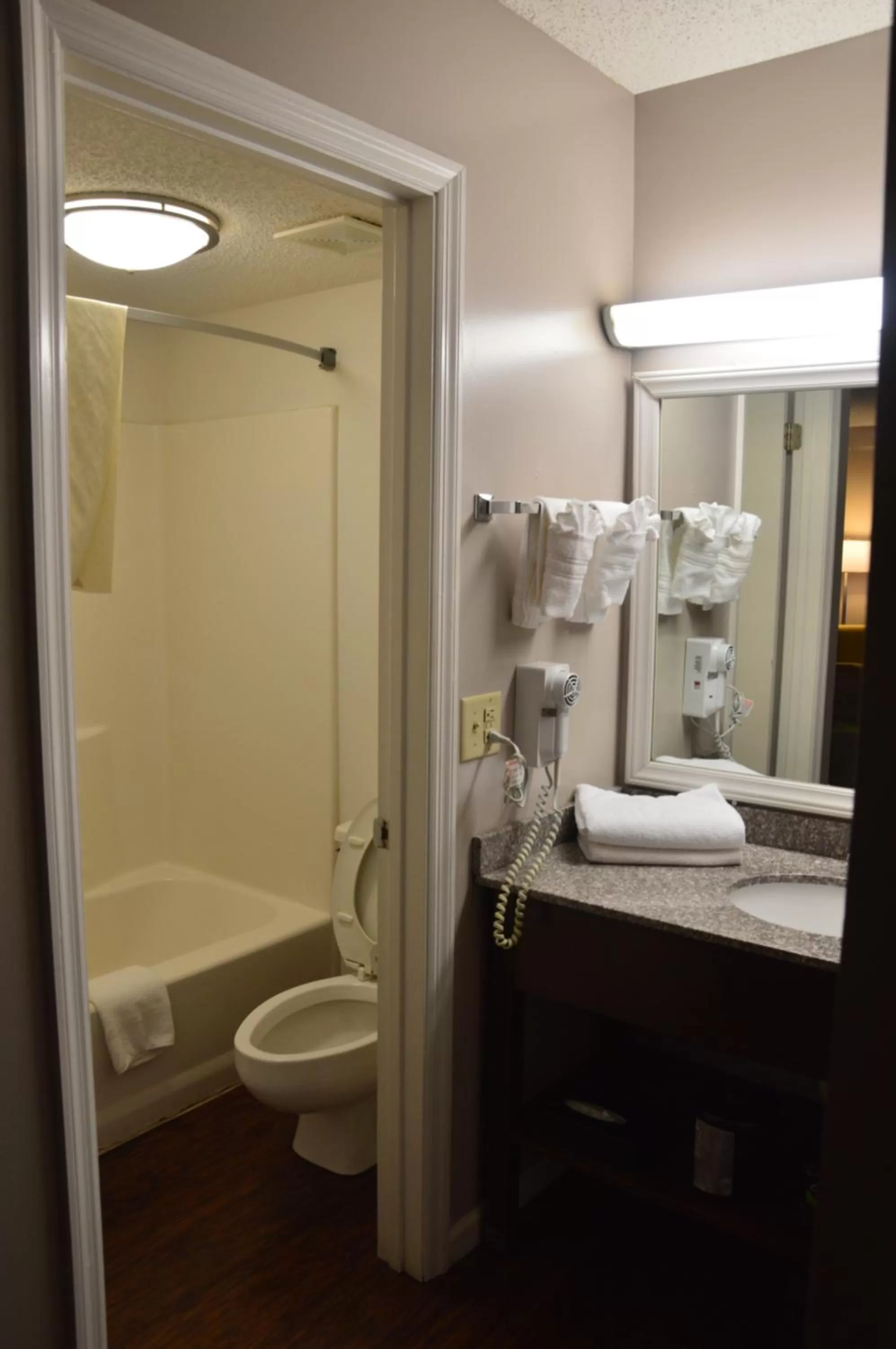 Shower in Super 8 by Wyndham Madison