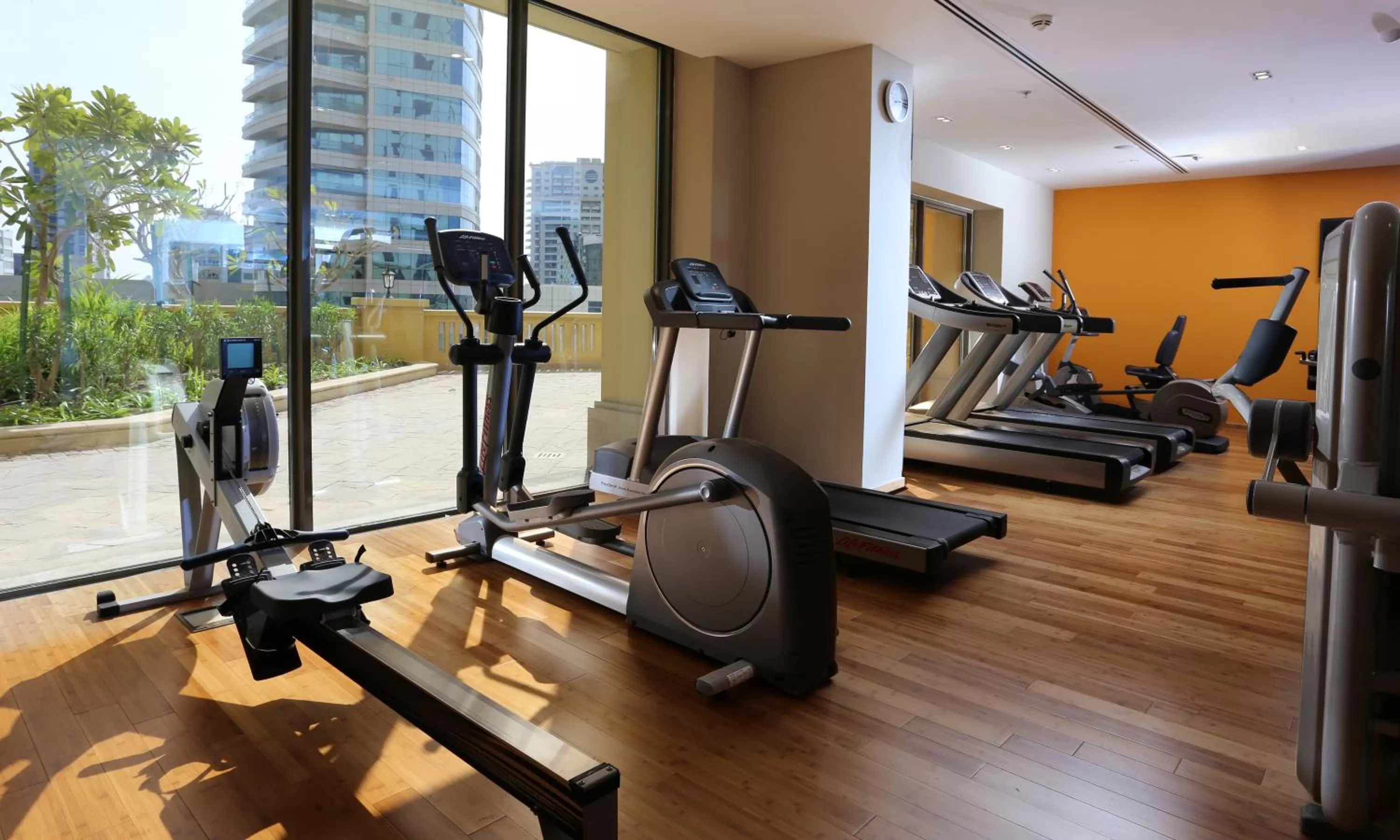Fitness centre/facilities in Ramada Hotel, Suites and Apartments by Wyndham Dubai JBR