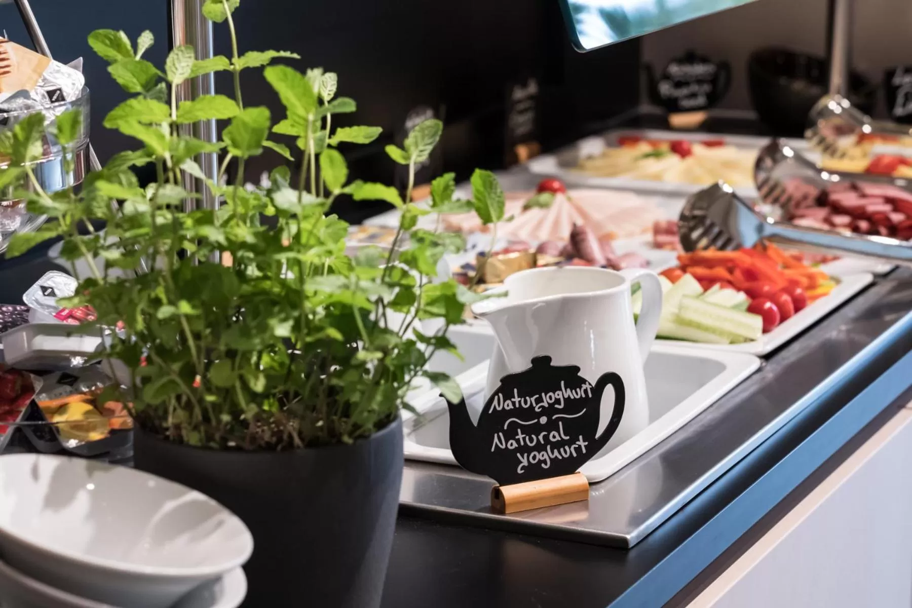 Continental breakfast in Airbase Hotel