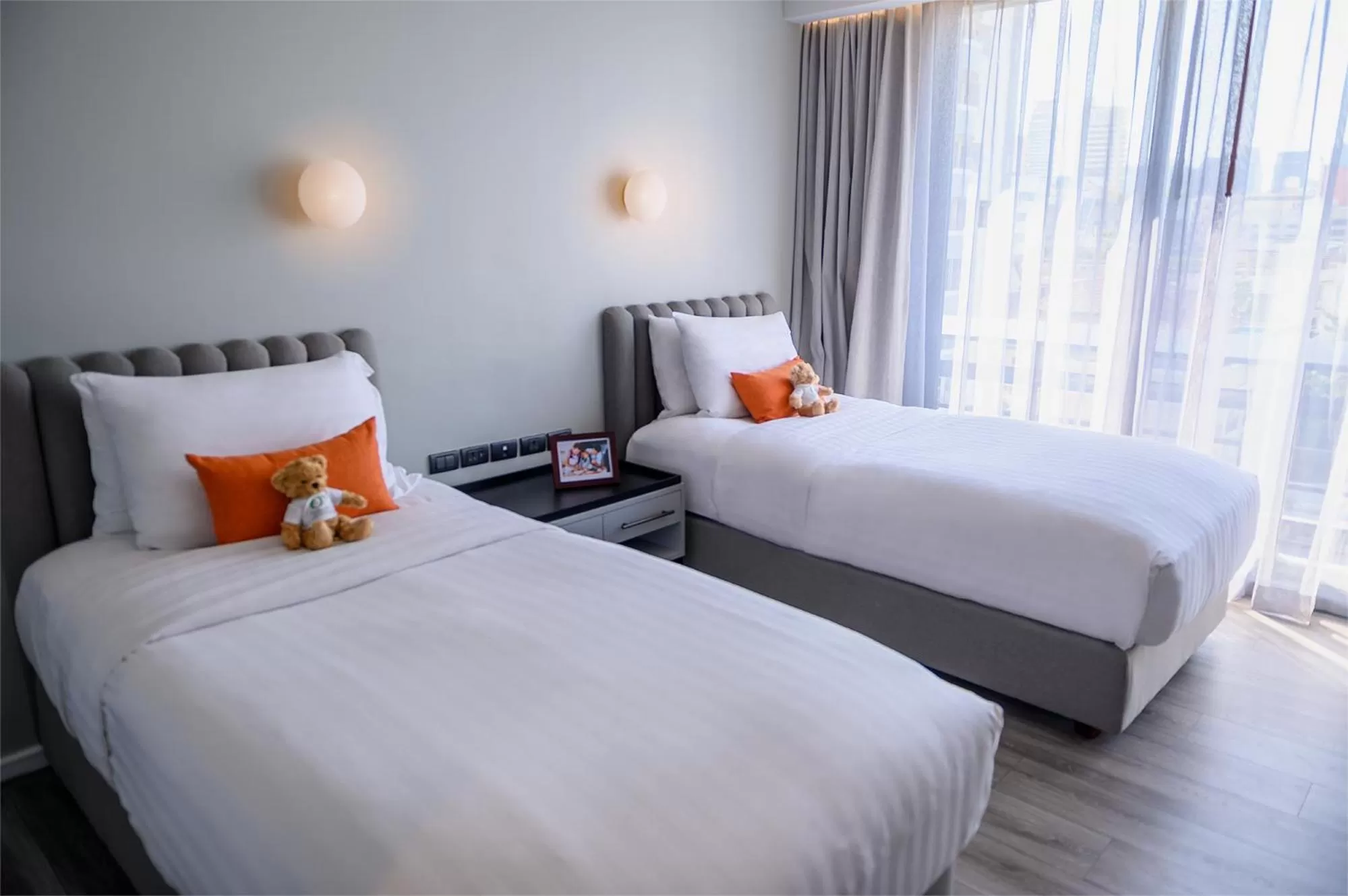 Bed in Oakwood Residence Sukhumvit Thonglor Bangkok
