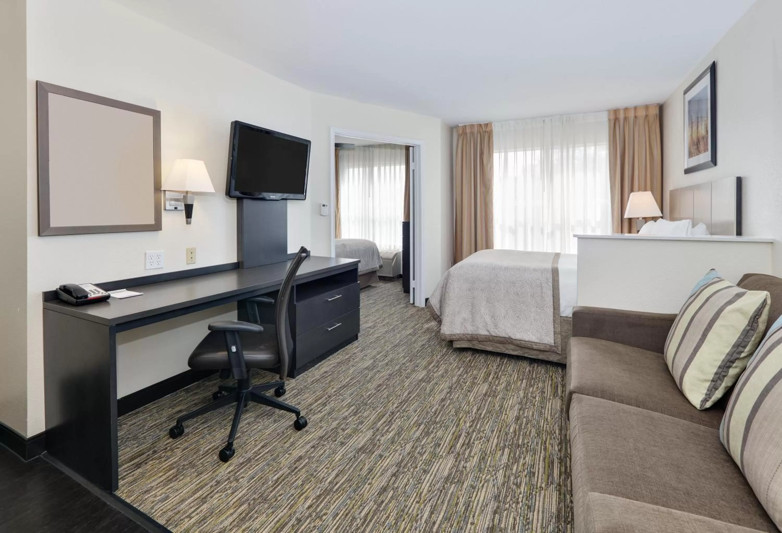 Photo of the whole room, Bed in Candlewood Suites Dallas Market Center-Love Field by IHG