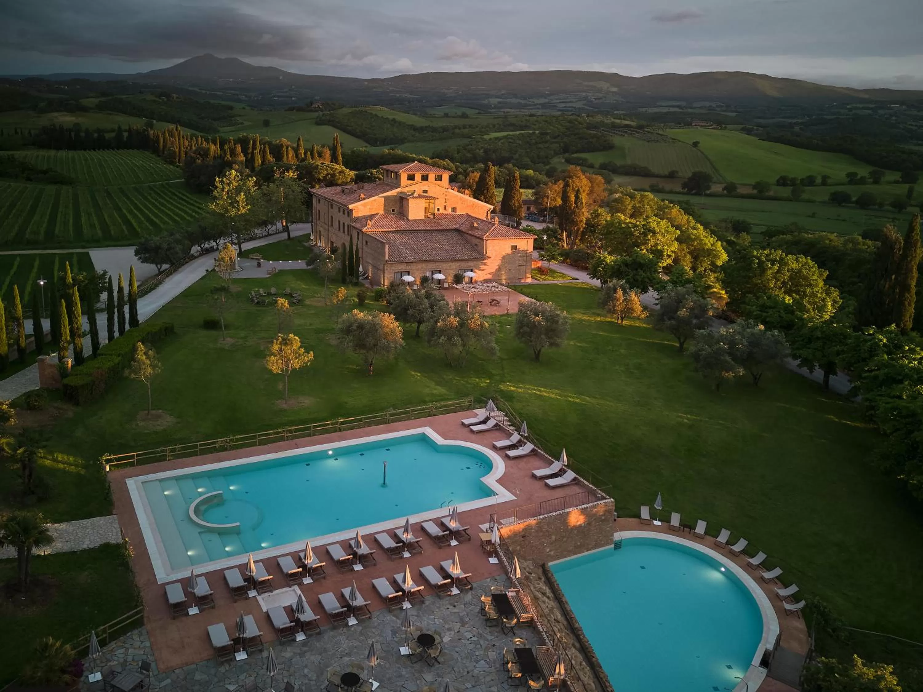 Bird's eye view in Precise Tale Poggio Alla Sala