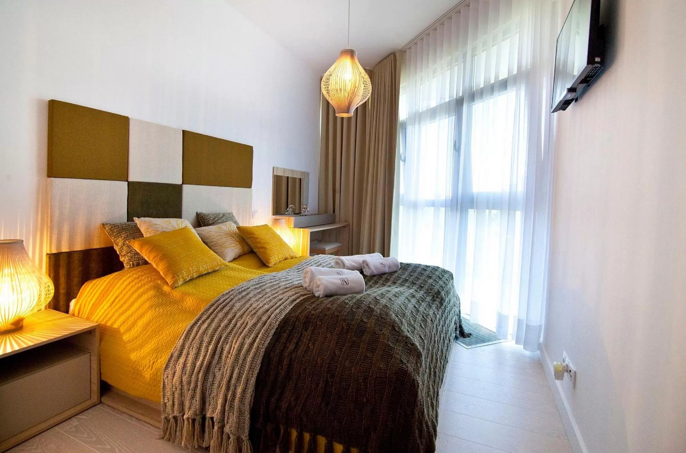 Bed in Dune Resort Mielno - A