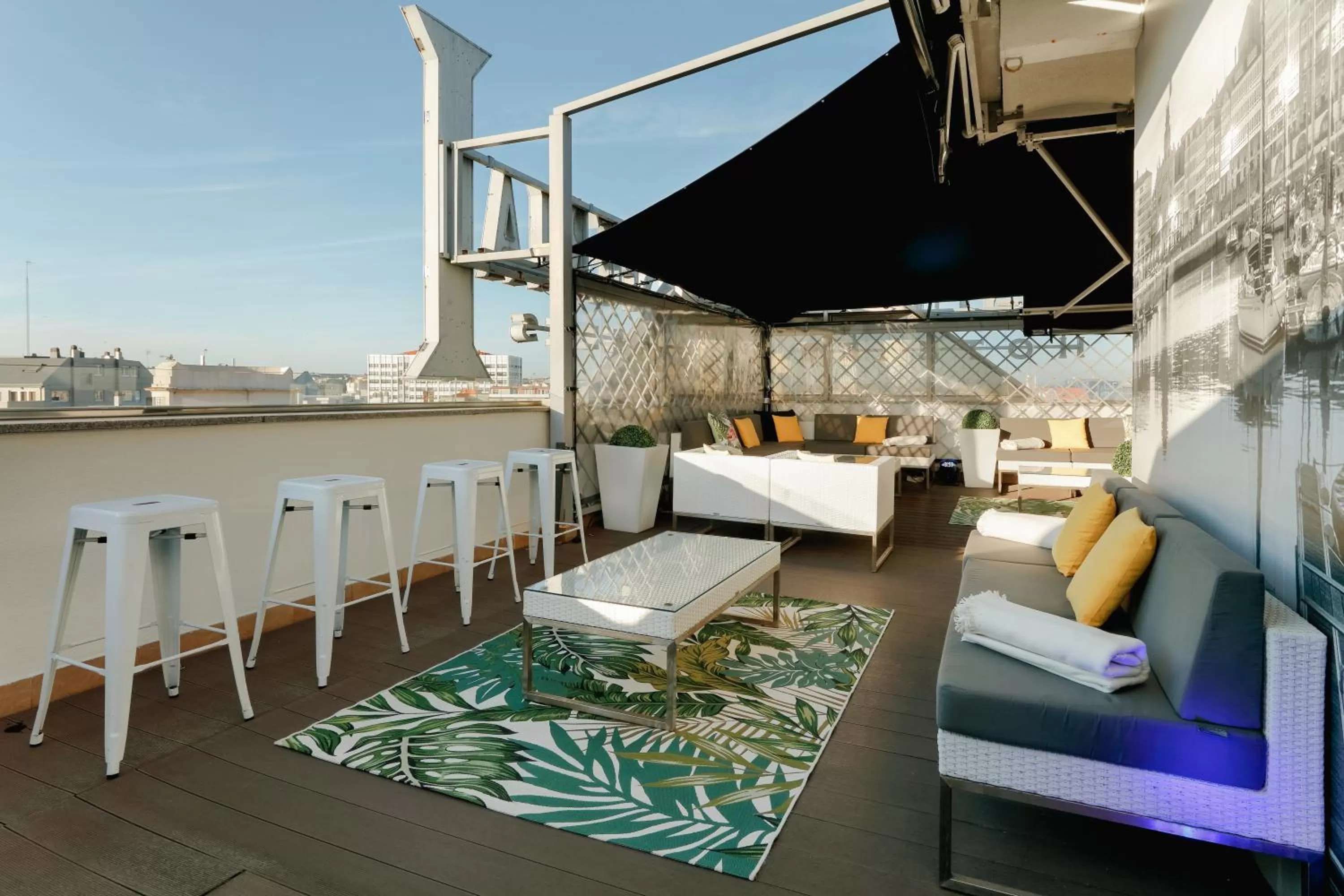 Balcony/Terrace in Hesperia A Coruña Centro