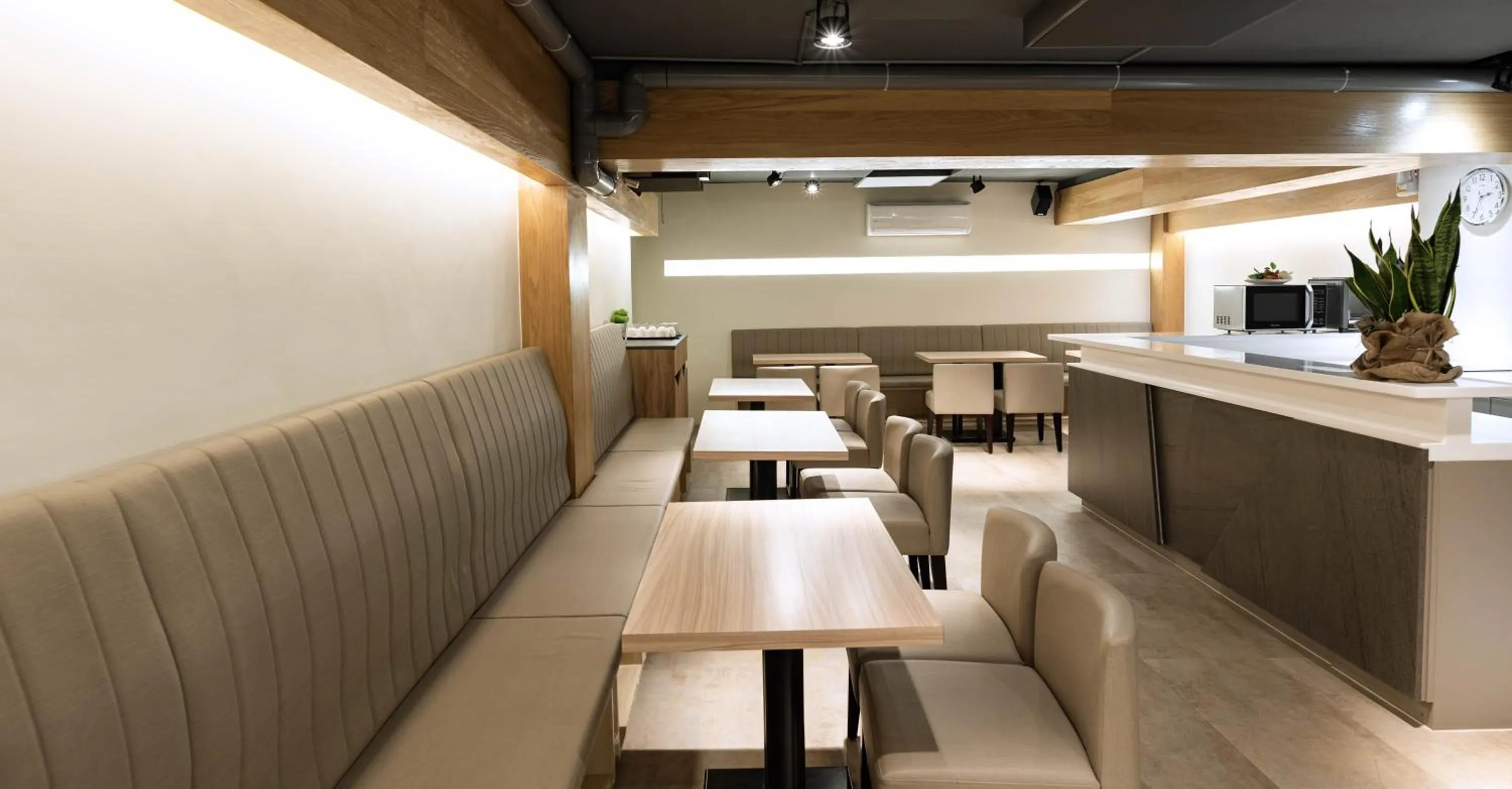 Dining area in Tianli Hotel