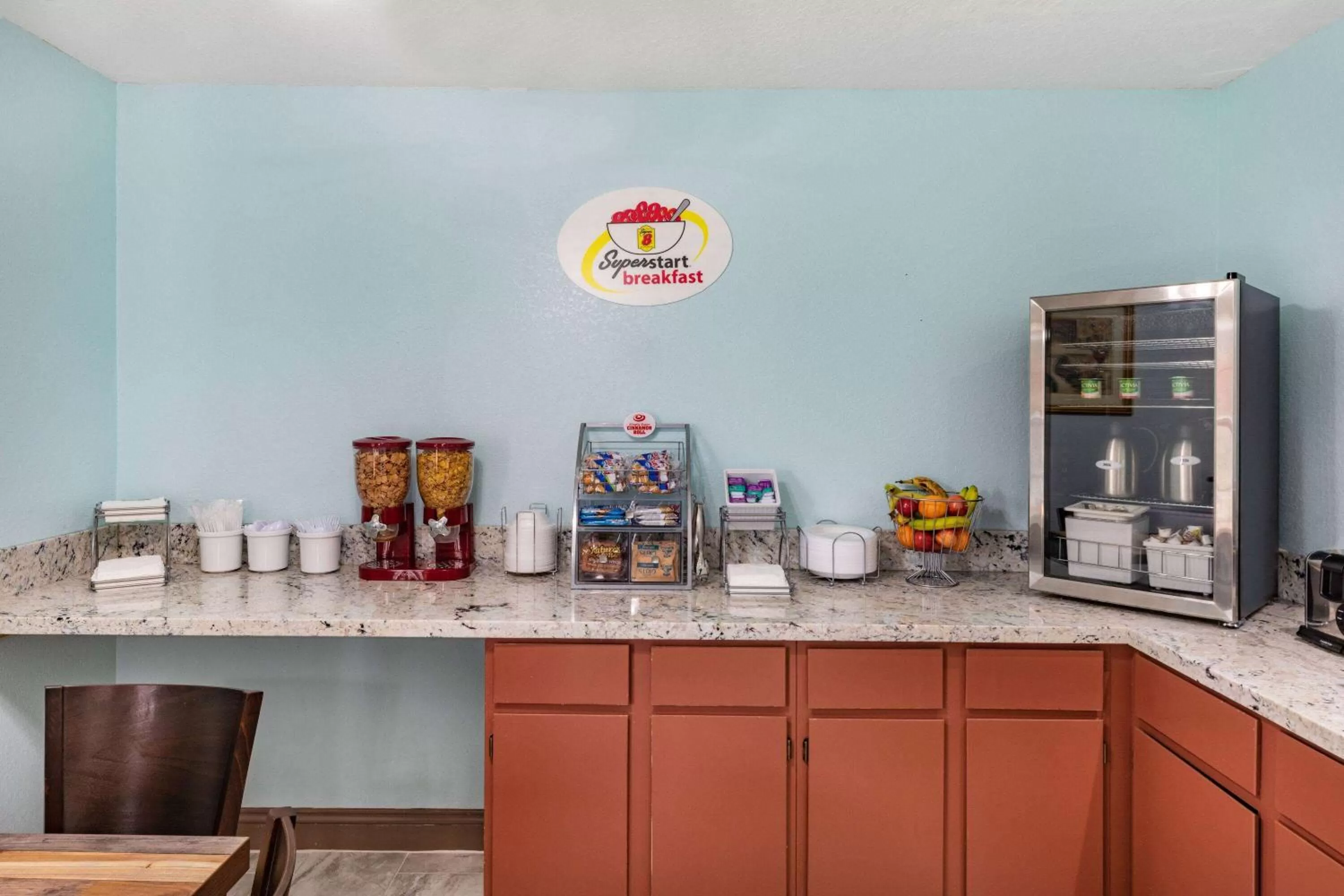 Breakfast in Super 8 by Wyndham Kinder/Coushatta near Casino