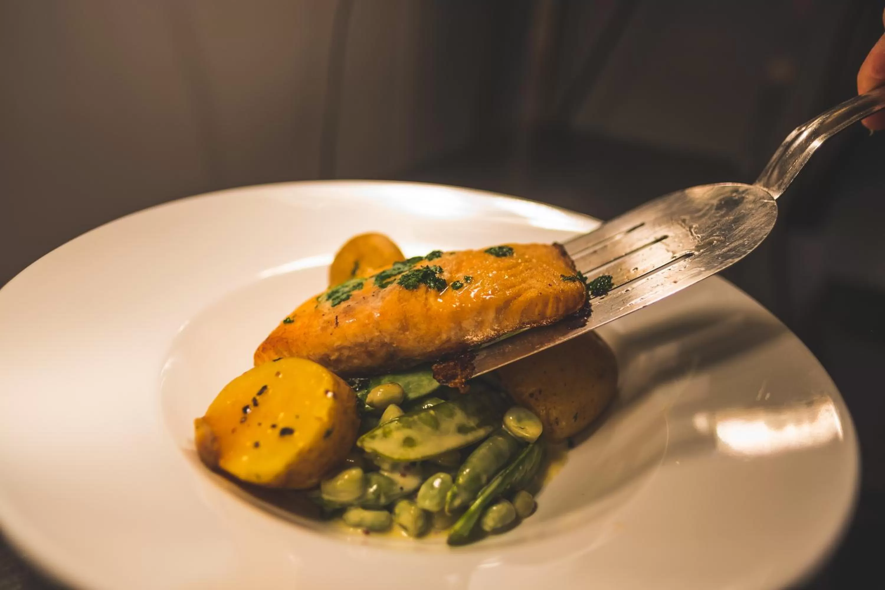 Food close-up in Kings Arms