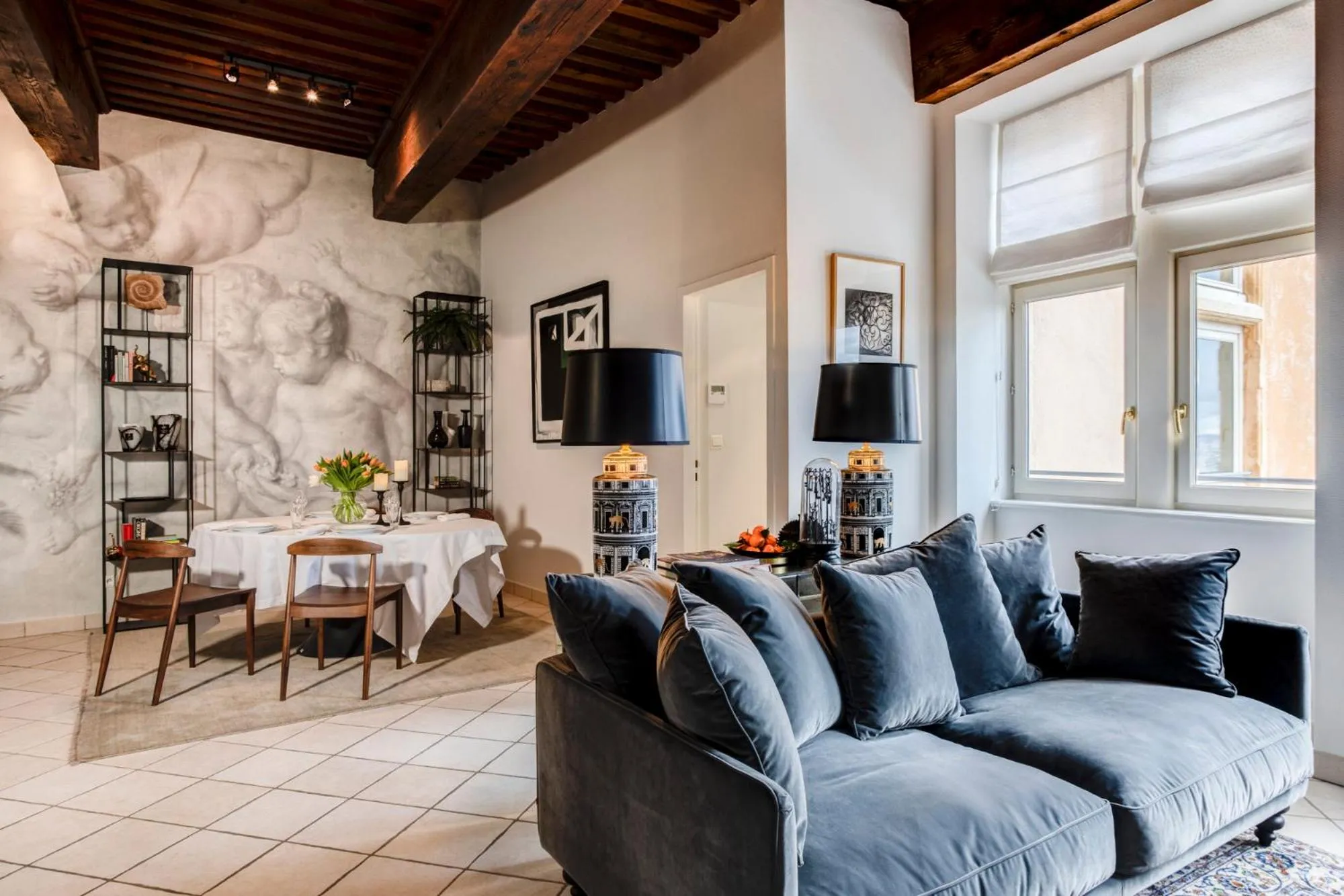 Living room in Villa Florentine, A Beauvallon Hotel & Spa