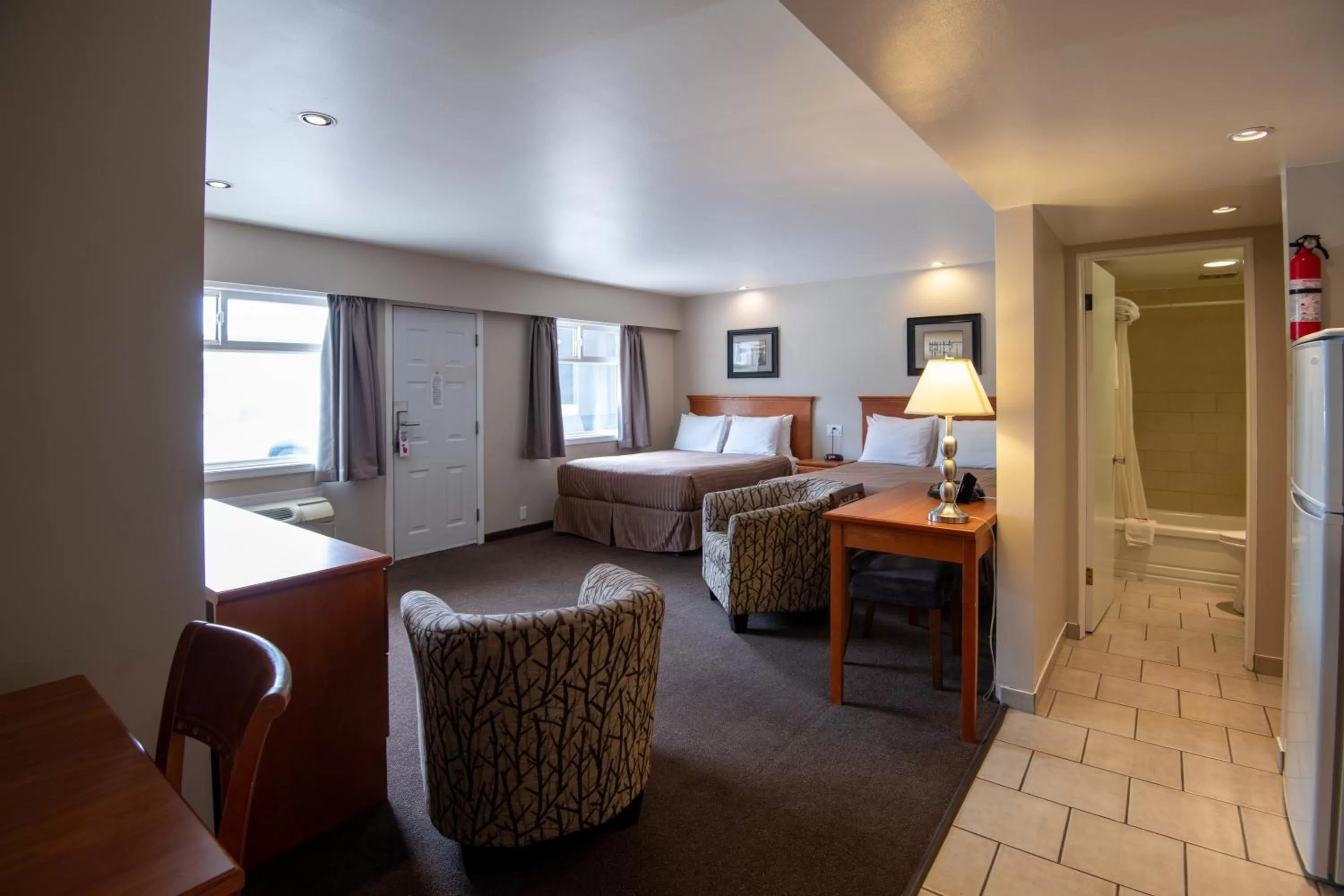 Bed in Canadas Best Value Inn-Prince George