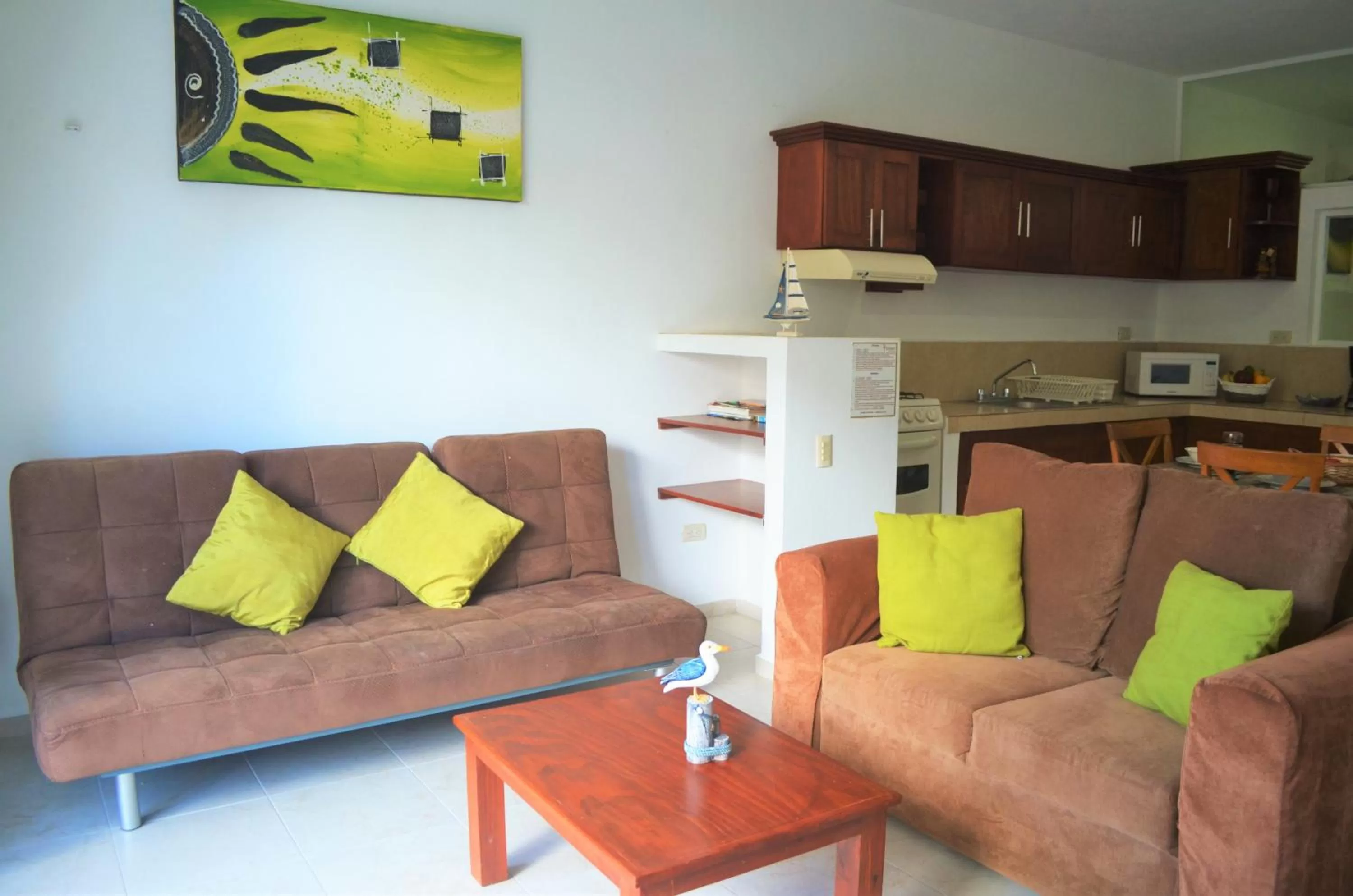 Living room in Corales Suites
