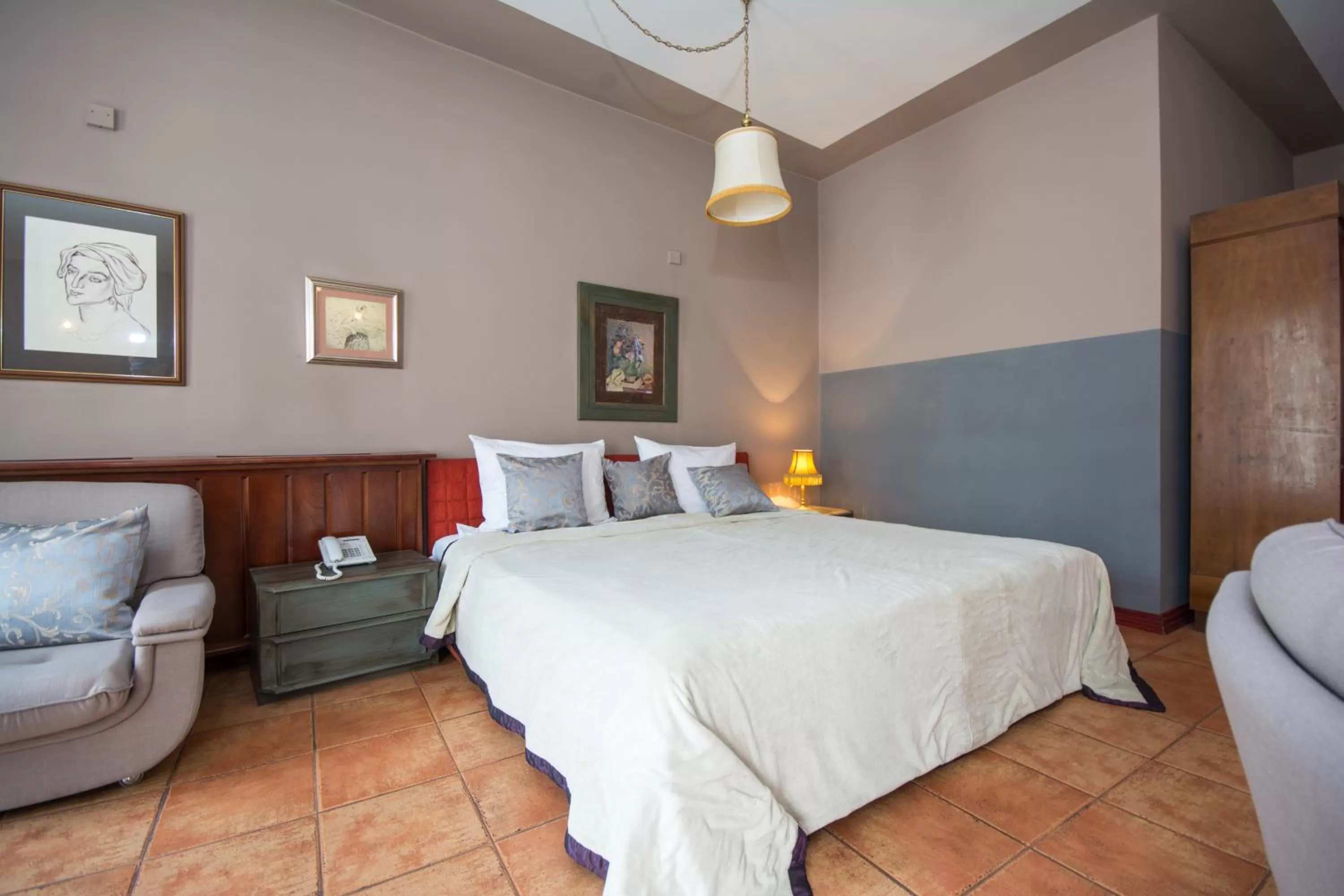 Bed in Hotel Michele