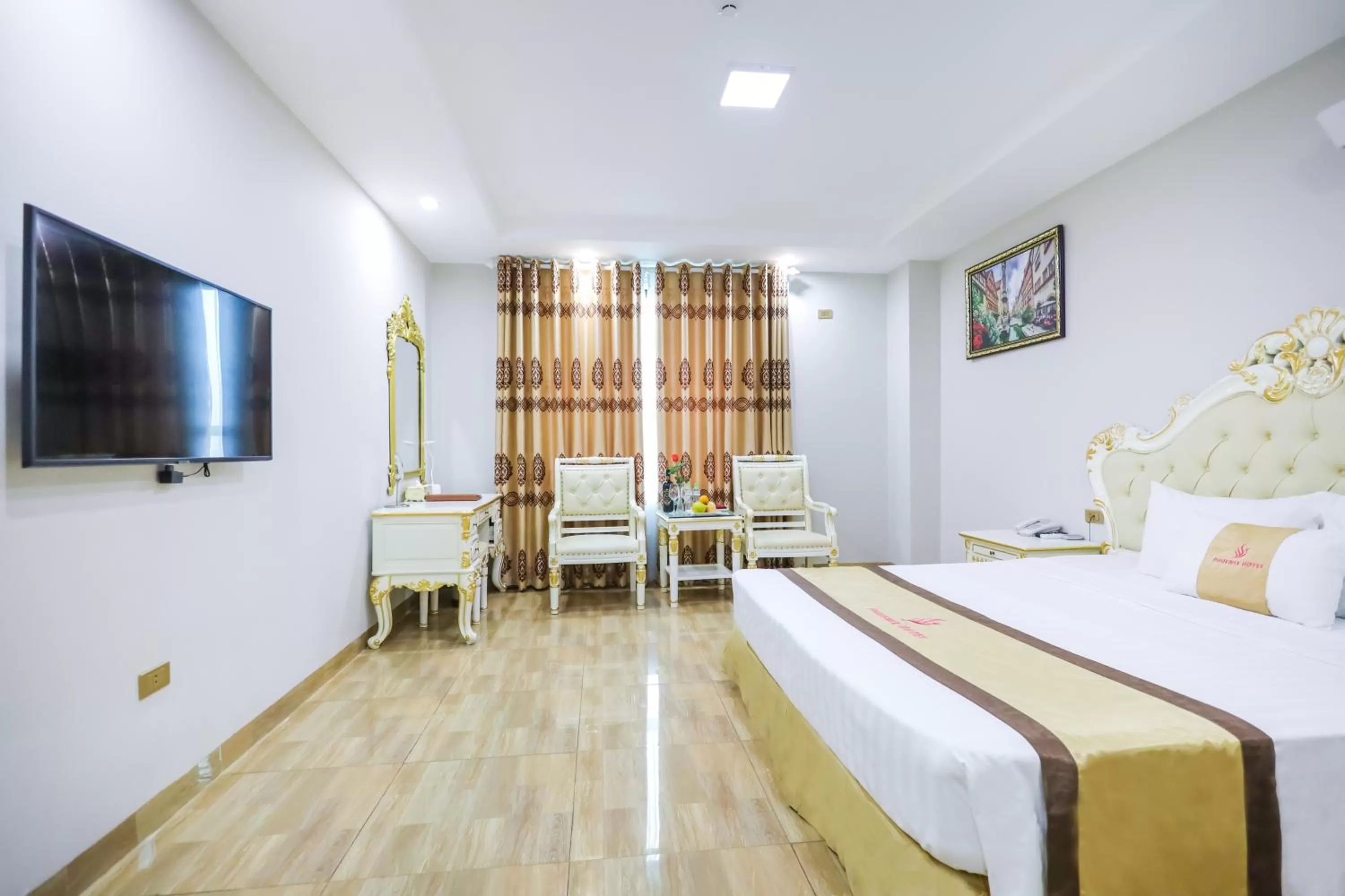 Bed in Khách Sạn Phượng Hoàng 3