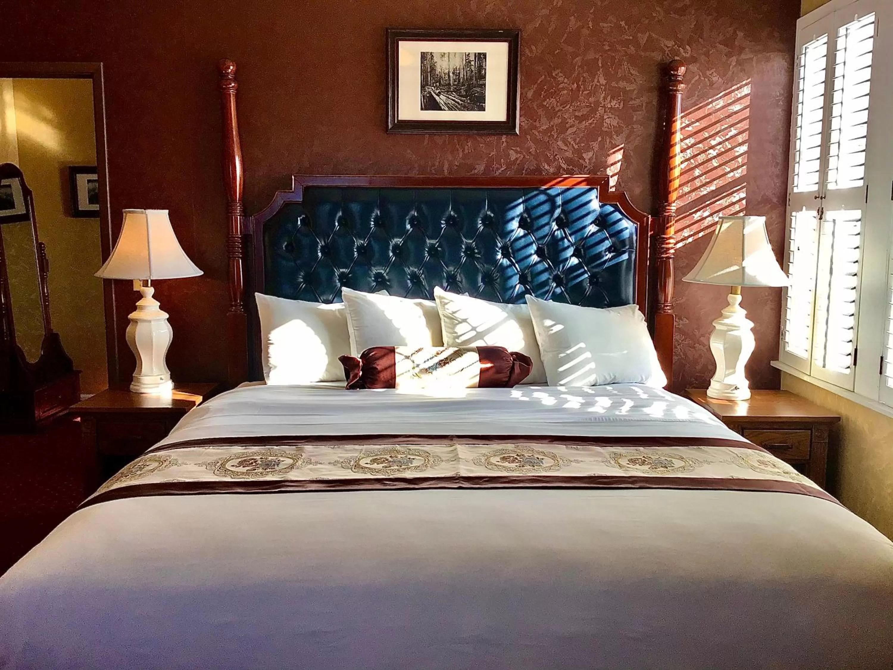 Bed in Eureka Inn, Trademark Collection by Wyndham